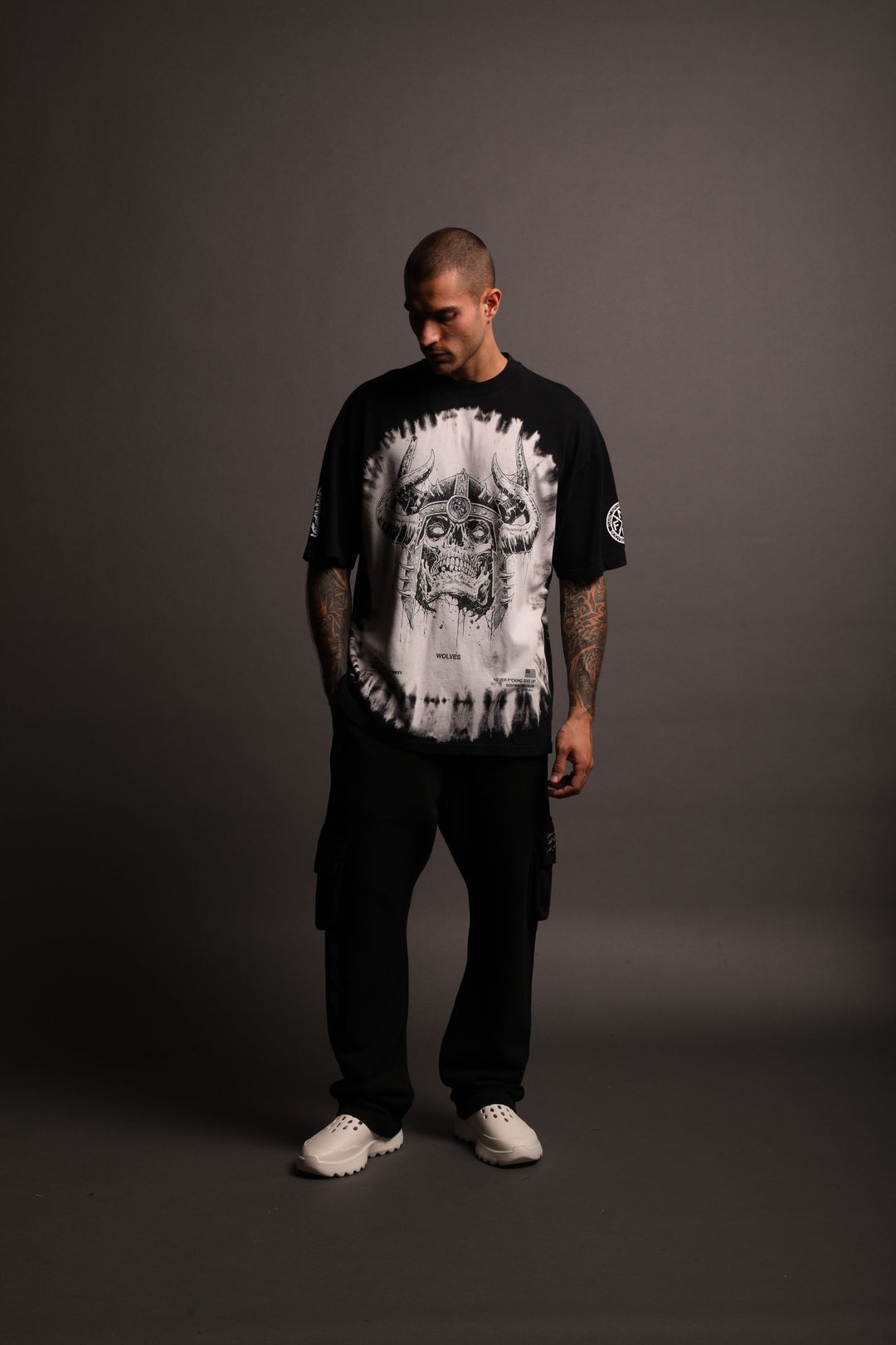 Berserk "Premium Vintage" Oversized Tee in Black Shatter