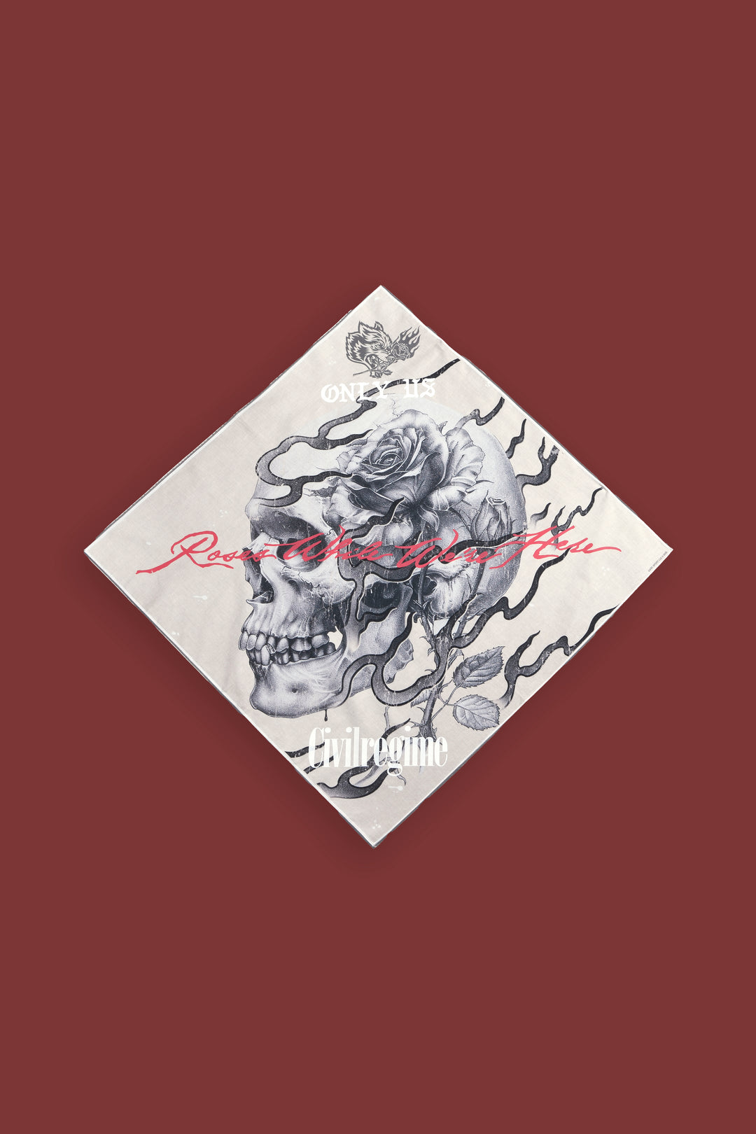 Mori Among Roses Bandana in Cream
