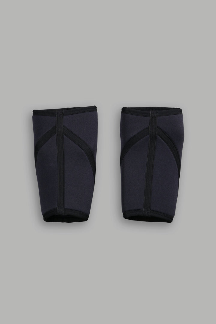 Wolf Head Knee Sleeves in Black