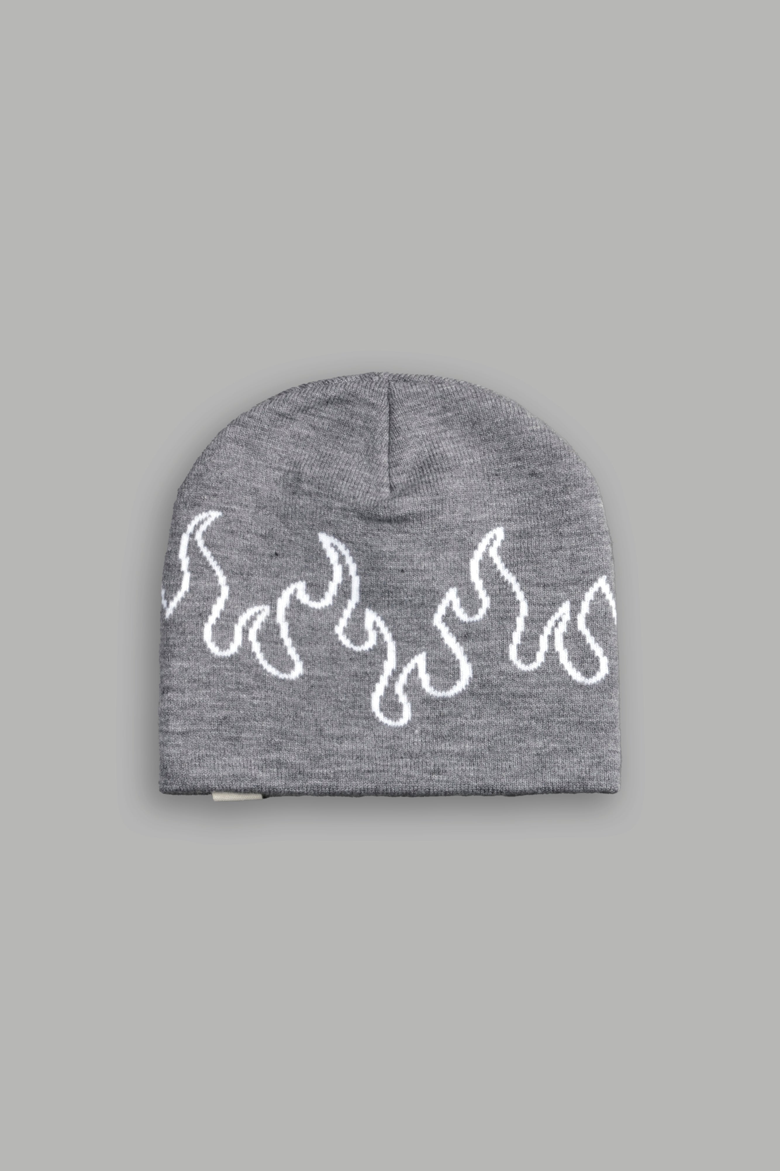 Eternal Flame Cap Beanie in Heather Gray
