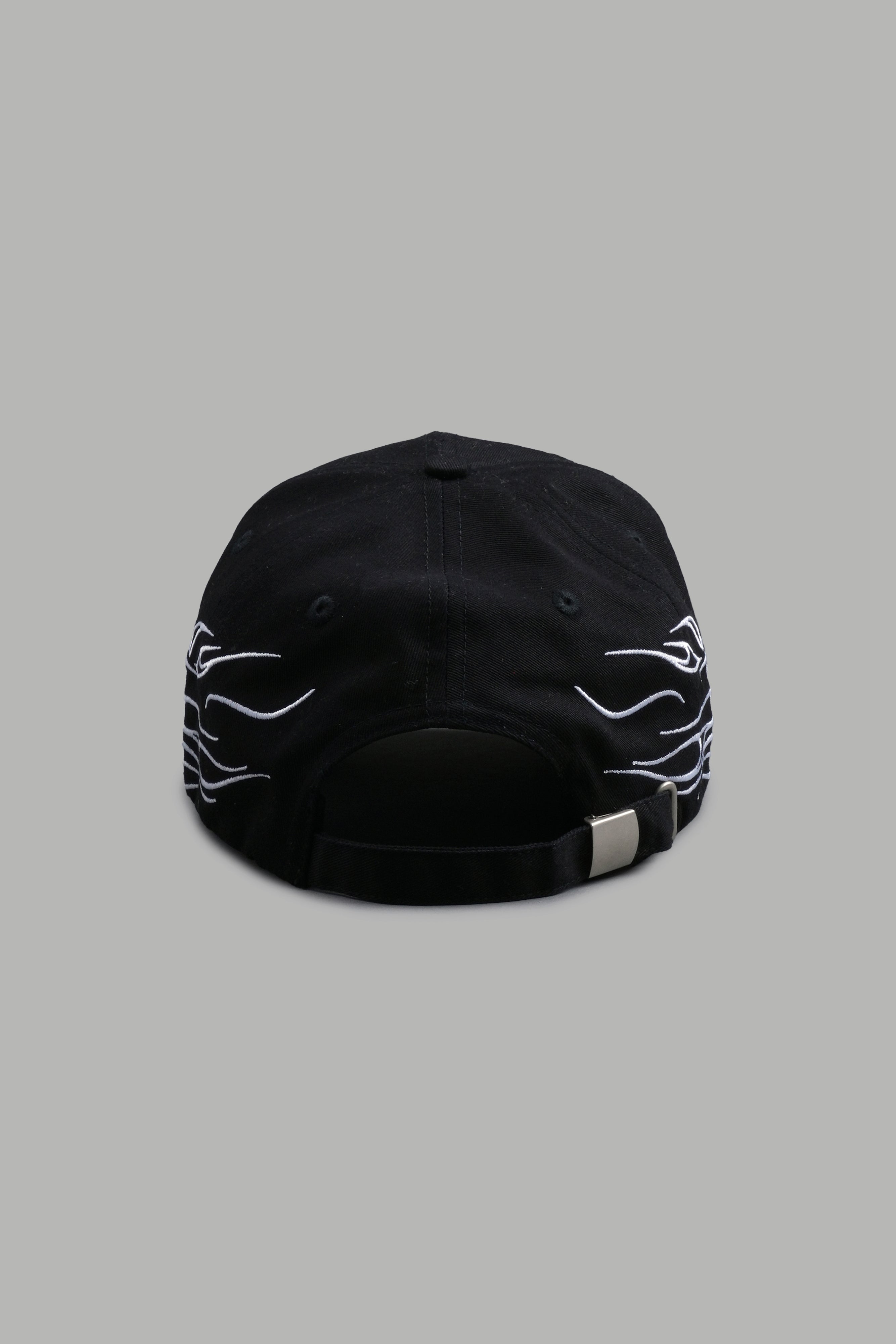 Twin Flame 5 Panel Hat in Black