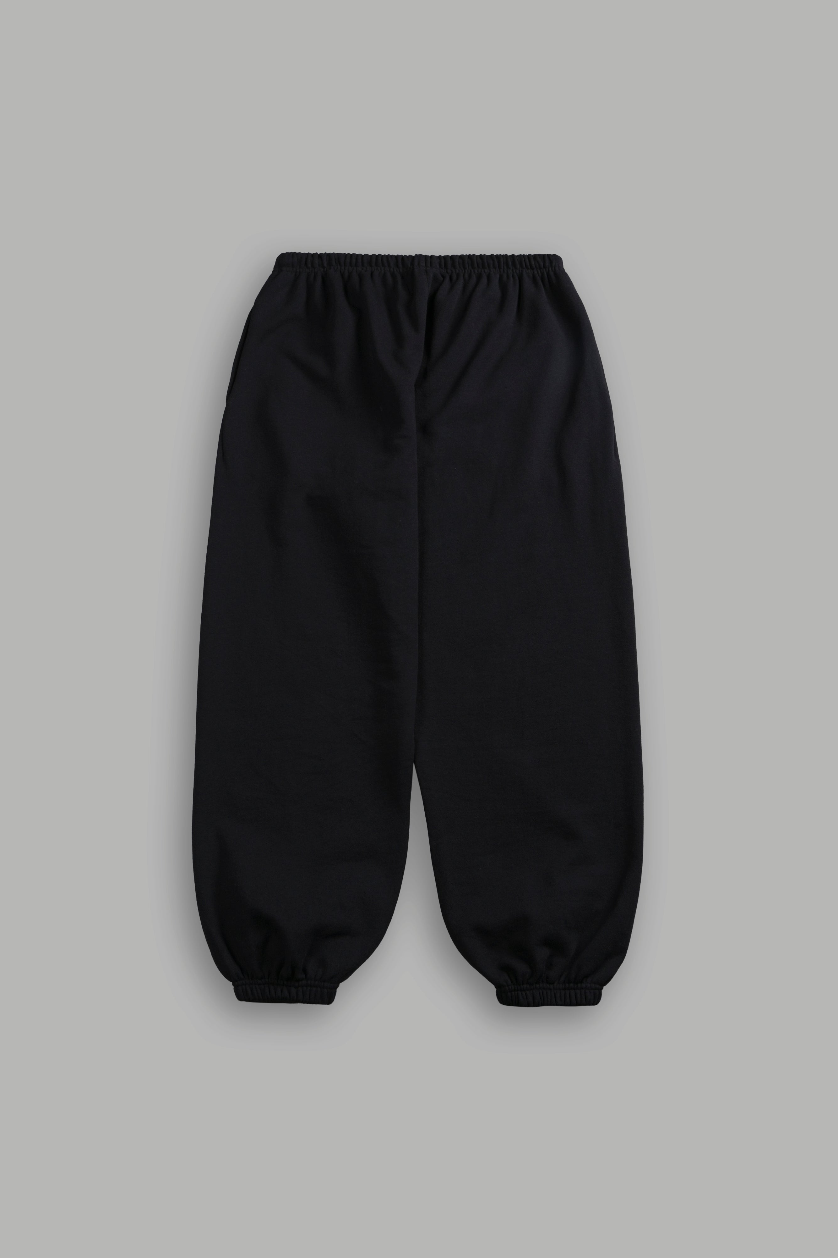 Dual Lounger Unisex Sweat Pants in Black