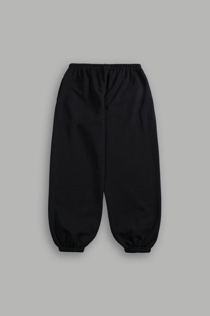Dual Lounger Unisex Sweat Pants in Black