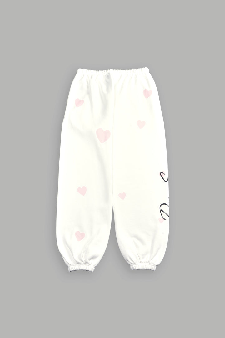 Her Energy Lightweight Lounger Sweat Pants in Cream