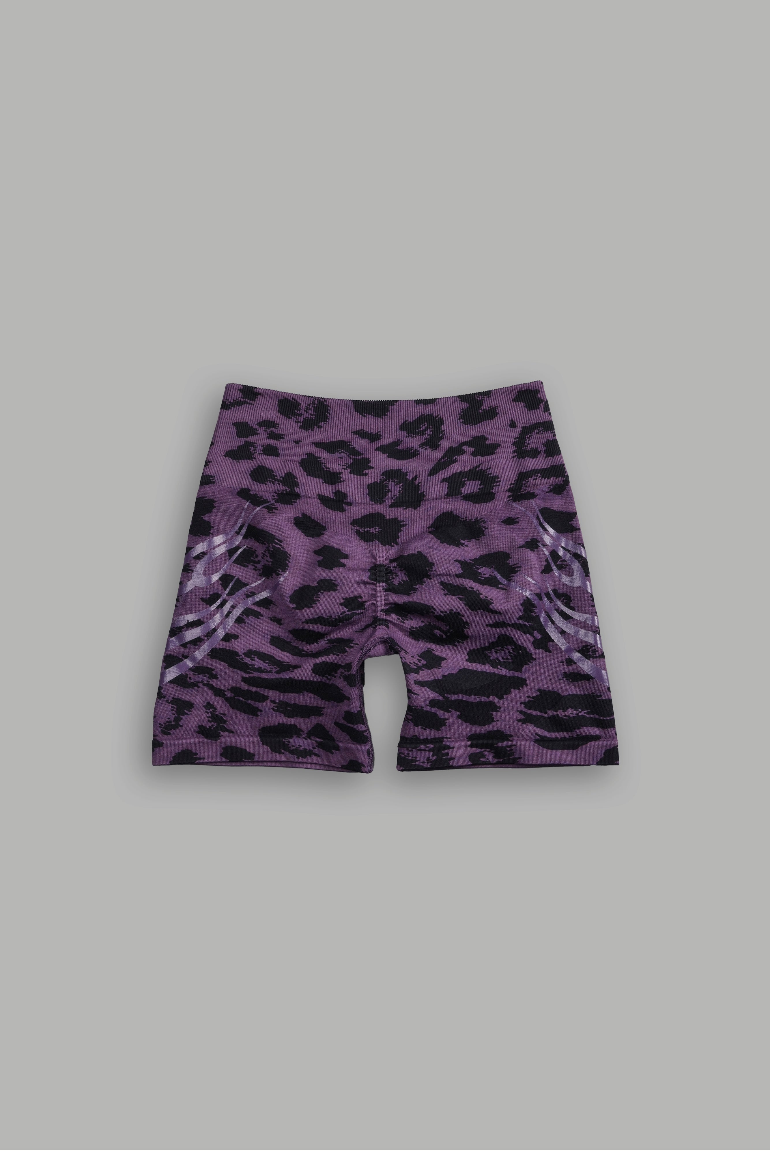 Dual Wolf V2 Everson Seamless "Training" Shorts in Leopard Purple Tonal Energy
