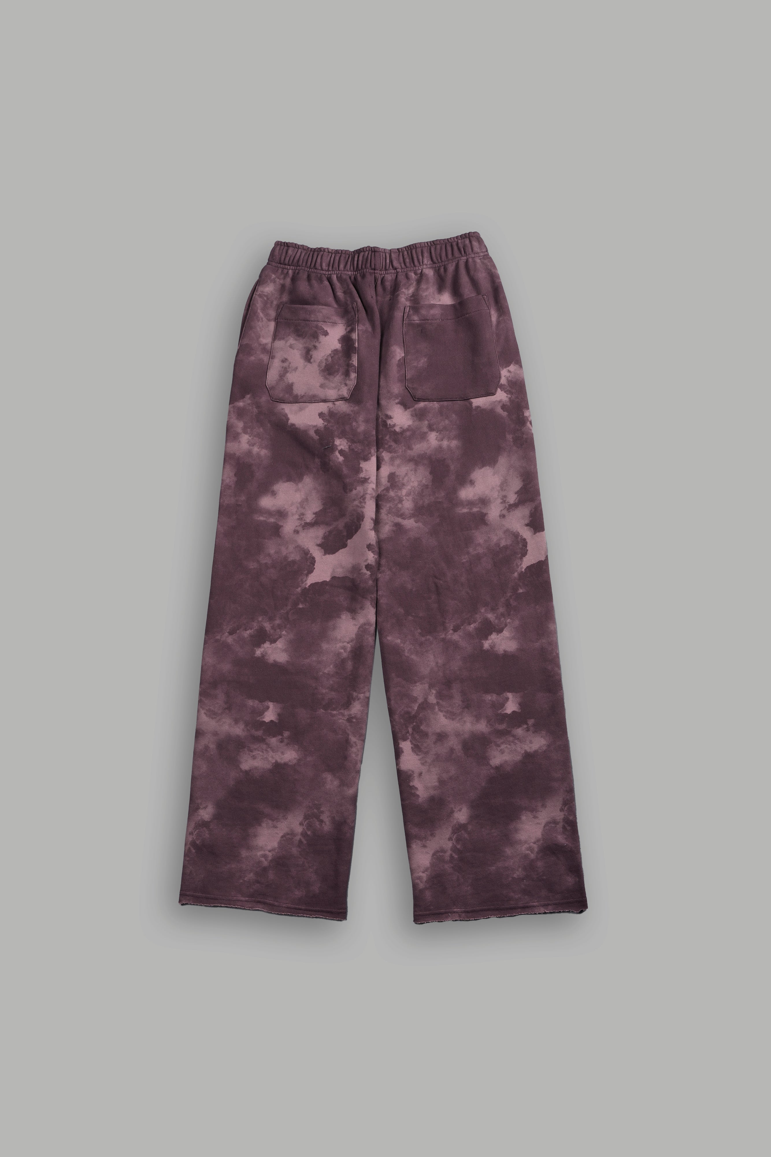 Dual She Big Cozy Sweats in Jumbo Midnight Mauve Ghost Clouds