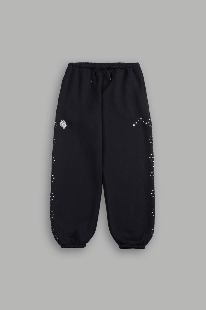 Stud Lobo Premium Lounger Sweatpants In Black