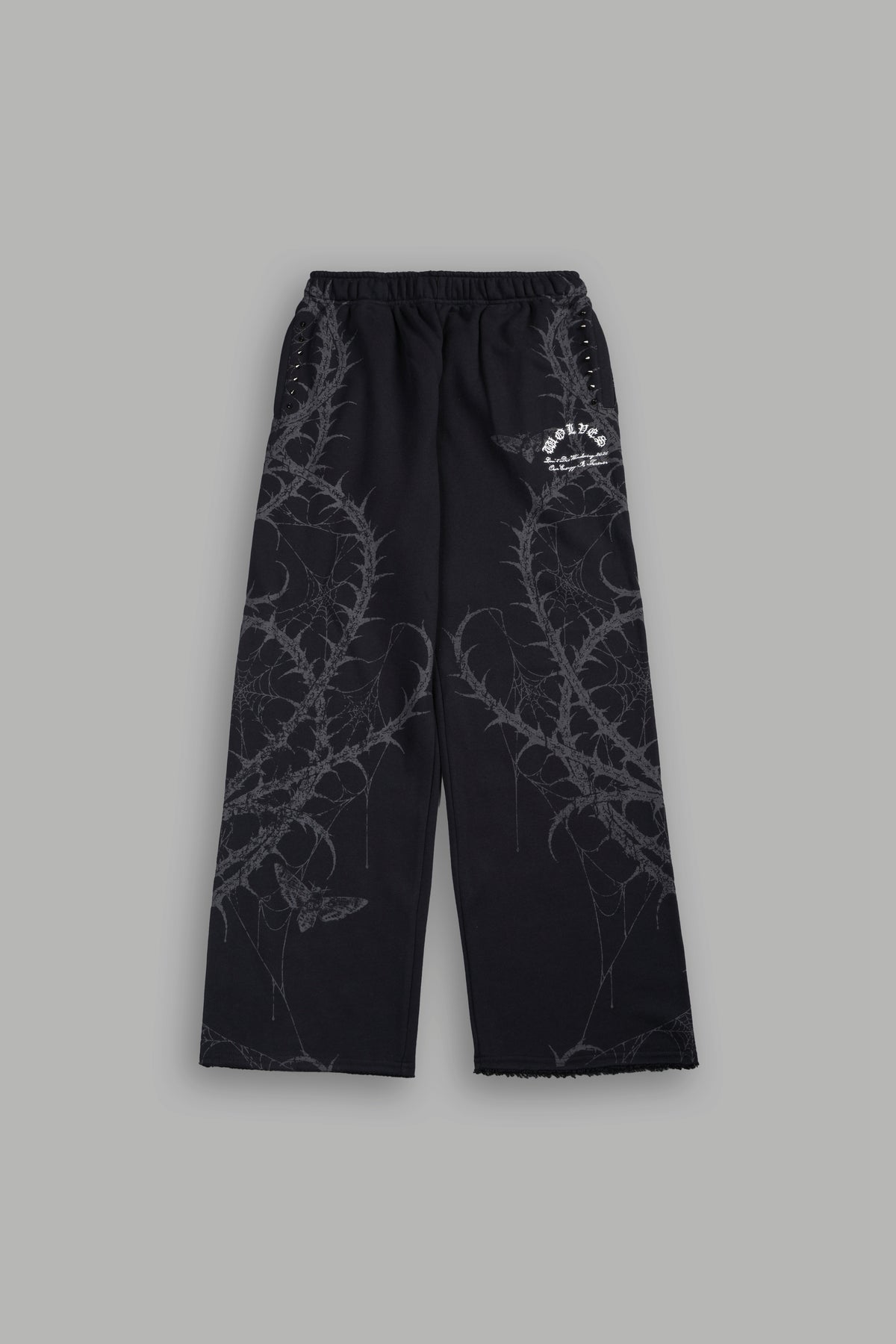 Hesh Chopper Thorns Big Cozy Sweats In Black
