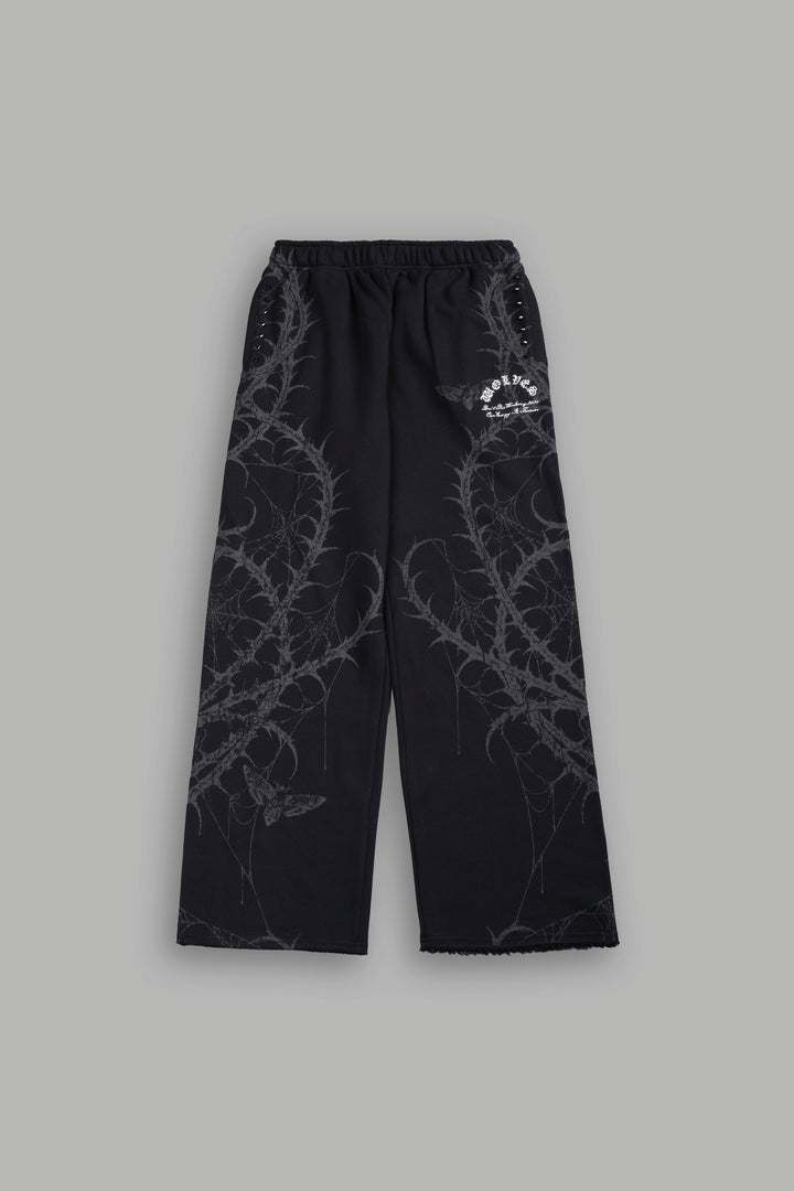 Hesh Chopper Thorns Big Cozy Sweats In Black
