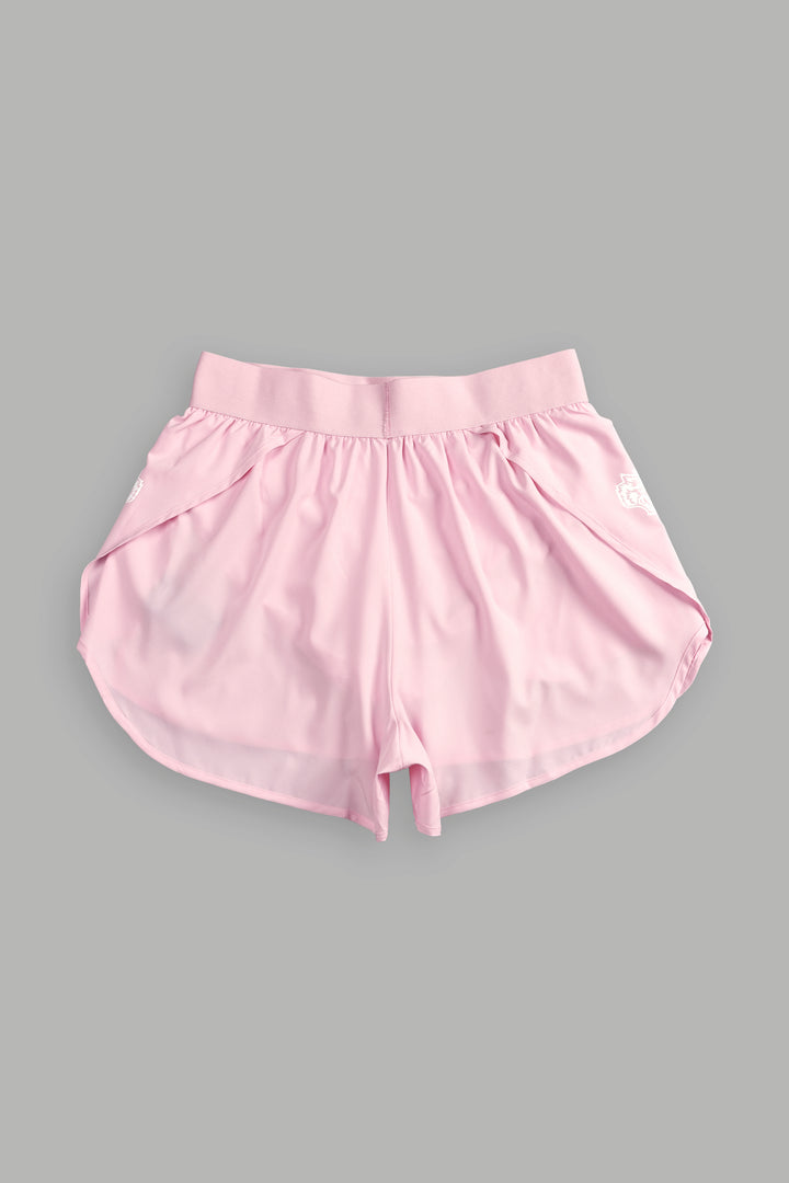 Dual Wolf Dolphin Shorts in Cherry Blossom