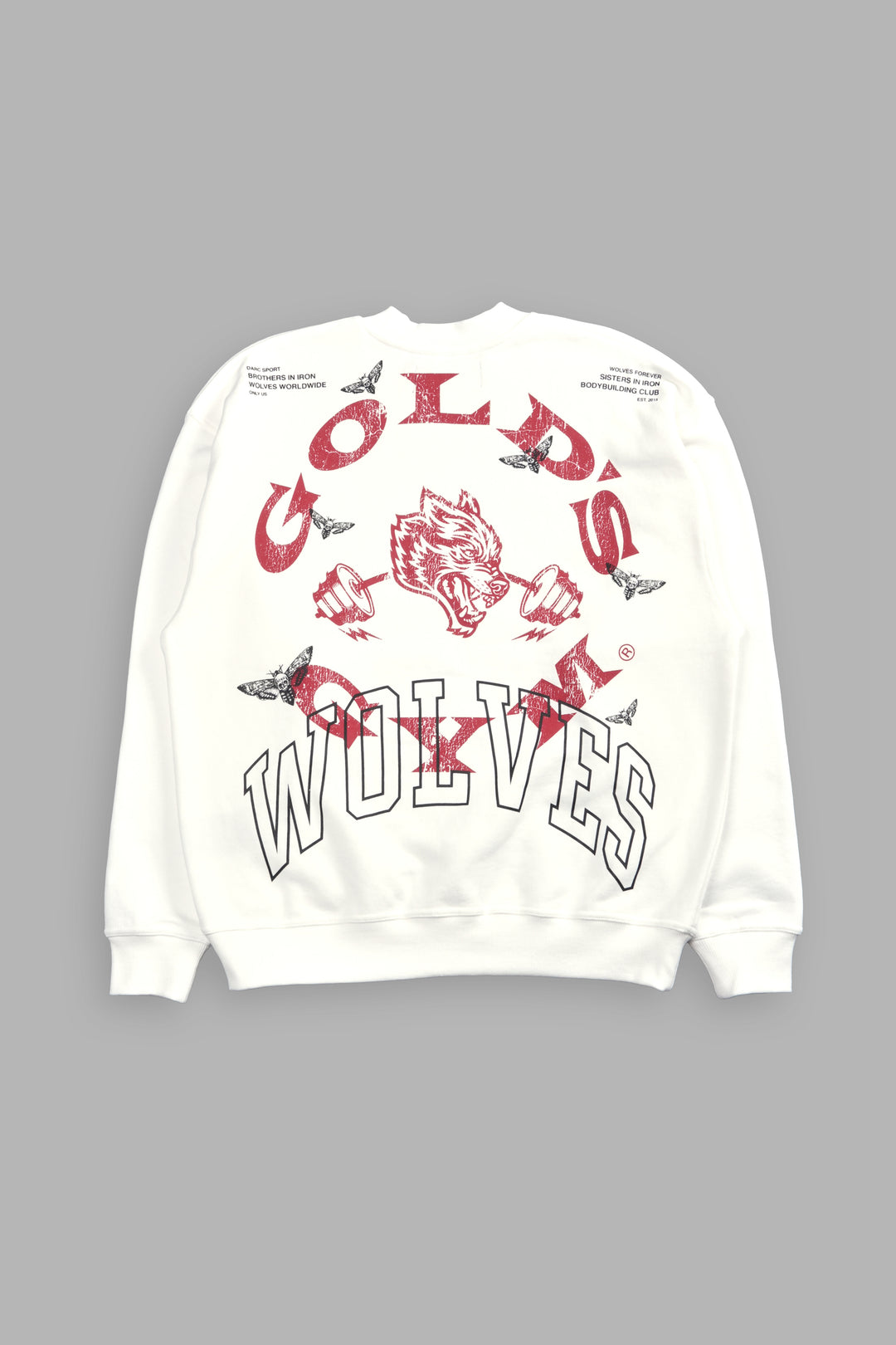 Gold's Moth She London Crewneck in Cream