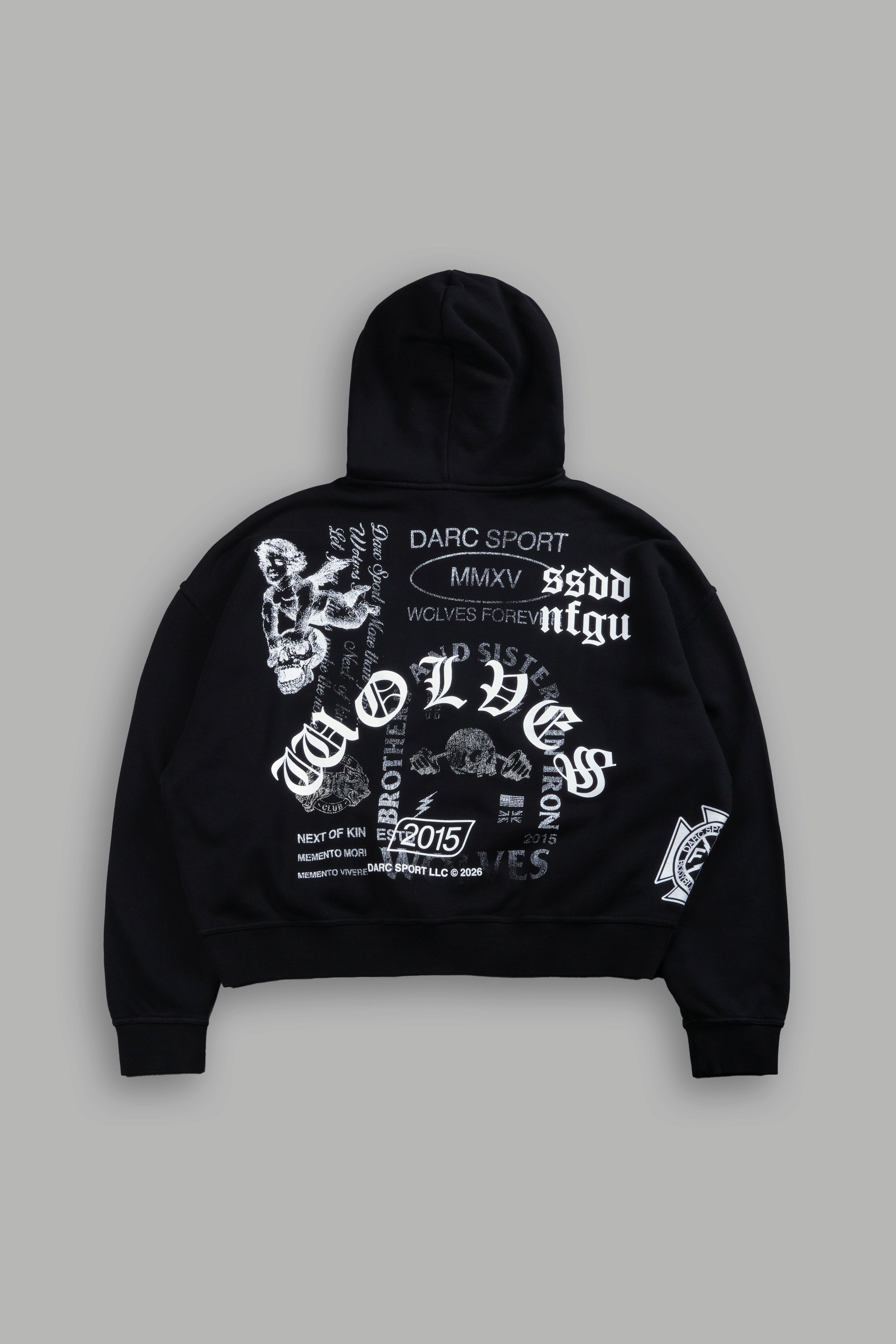 Next Of Kin NFGU Vex Double Zip Hoodie in Black – DarcSport