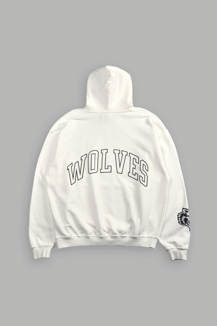 Enraged "Grunge" Hoodie in Cream