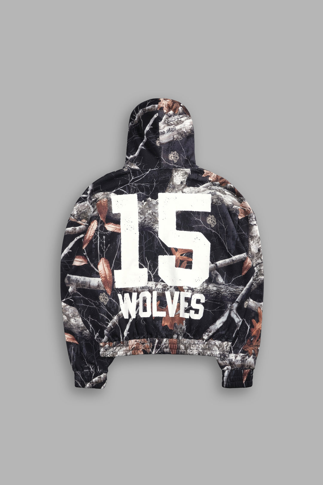 Our Zone "Chambers" Zip Hoodie in Darc Woodland Camo