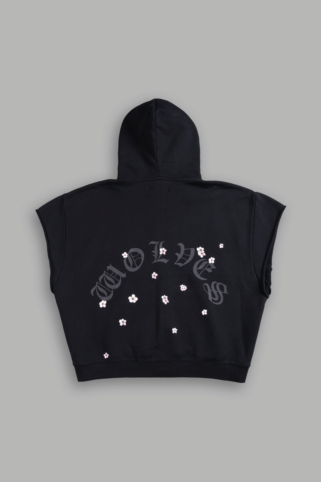 Blood Thirsty Kanji "Creed" Cap Zip Hoodie in Black