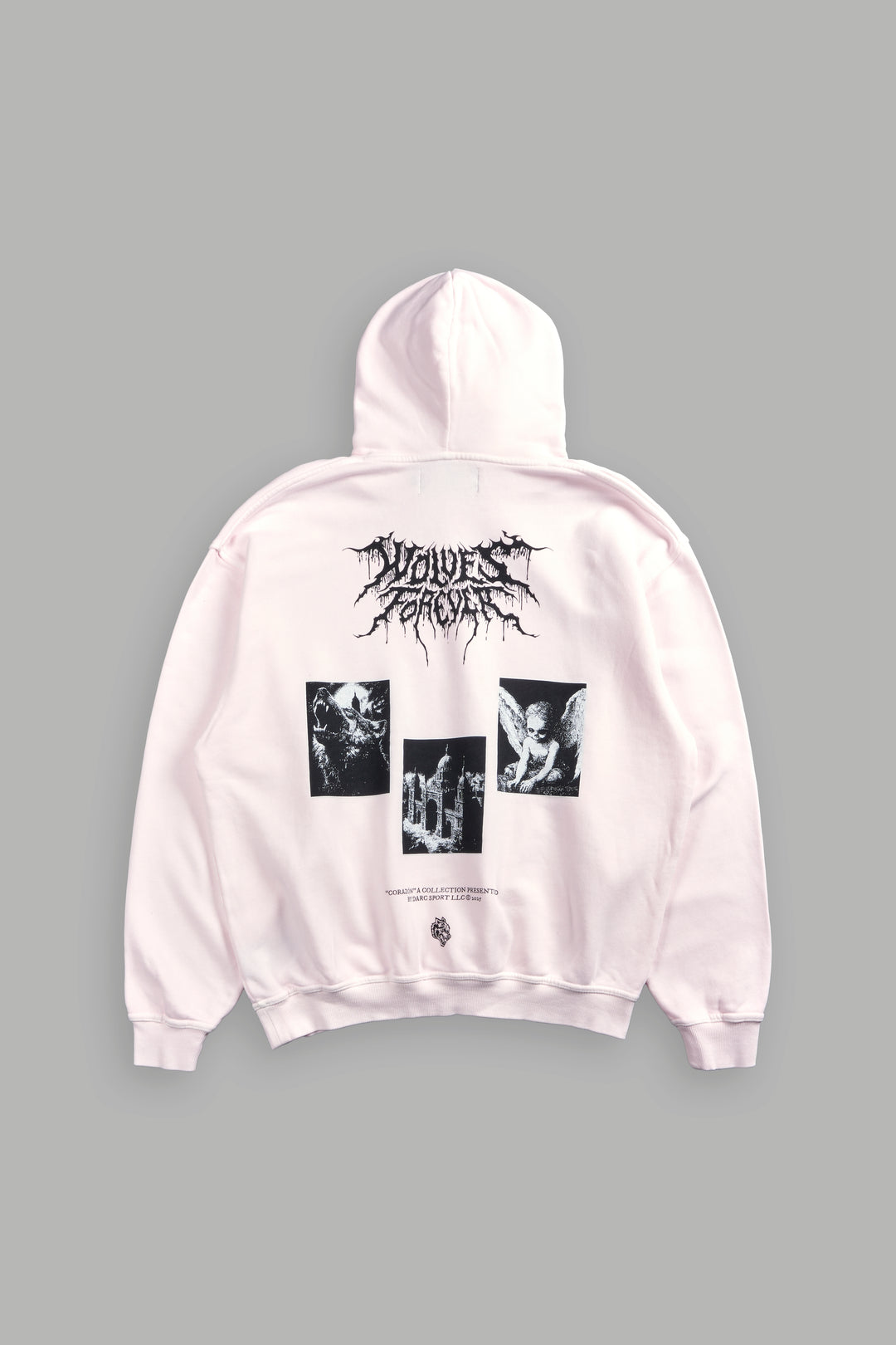 Life From Death "Pierce" Hoodie in Blush Pink