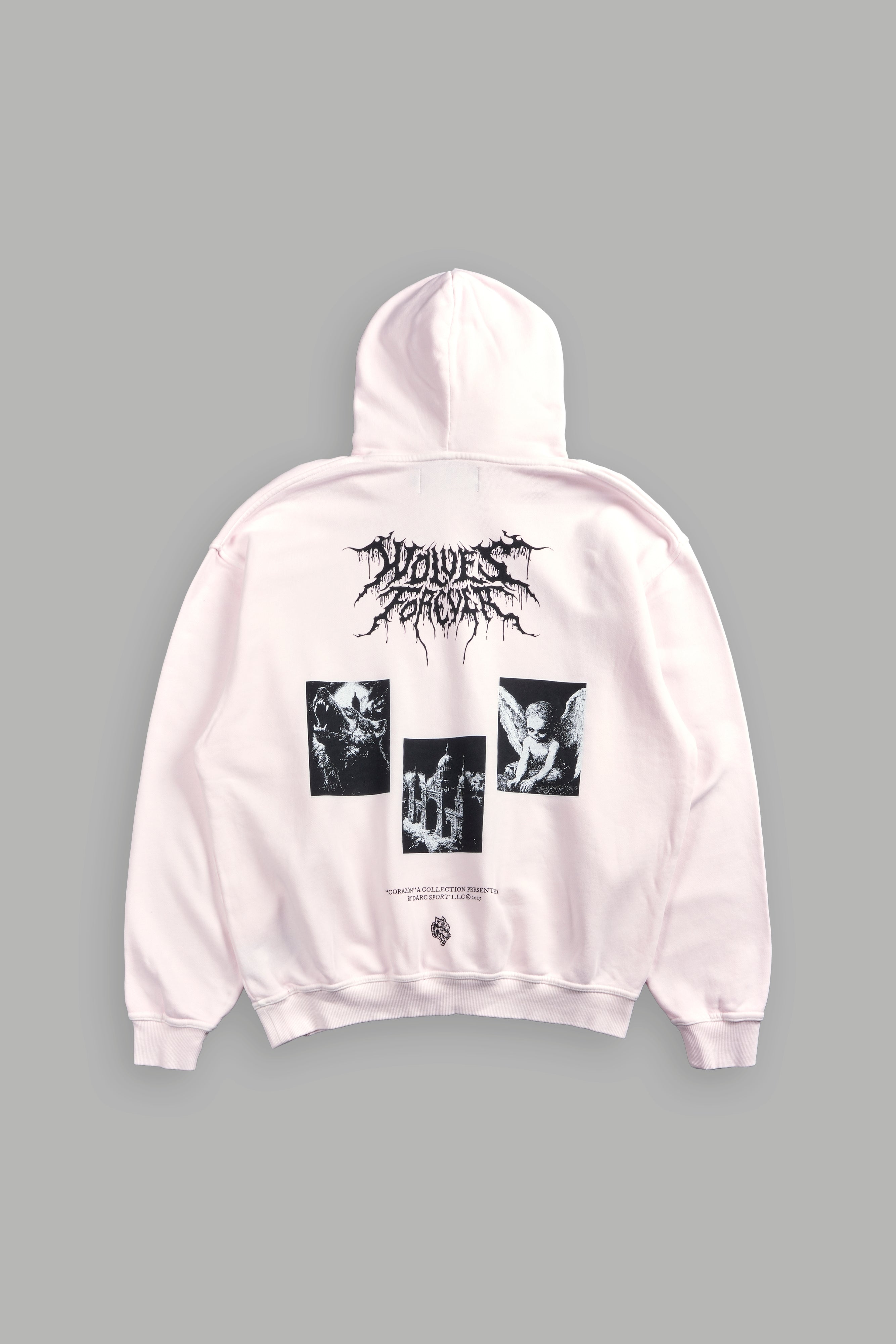 Life From Death "Pierce" Hoodie in Blush Pink