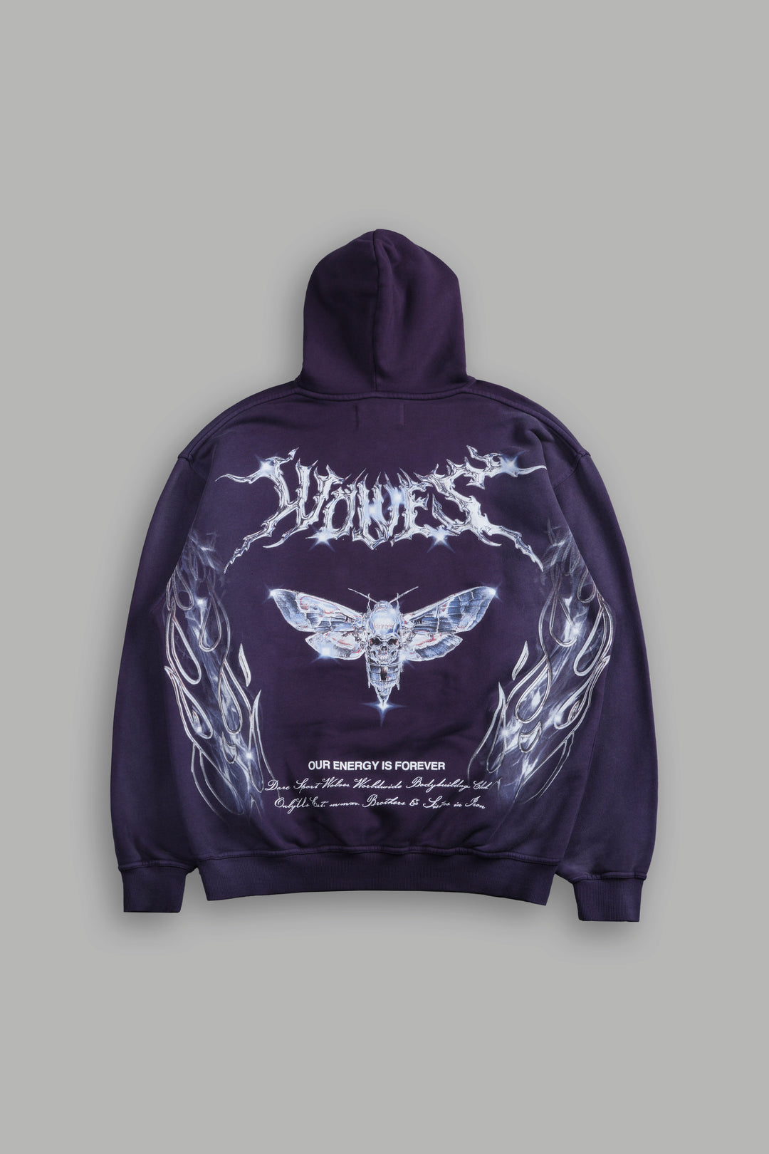 Iron Moth "Pierce" Hoodie in Phantom Purple Inverted Sun Fade