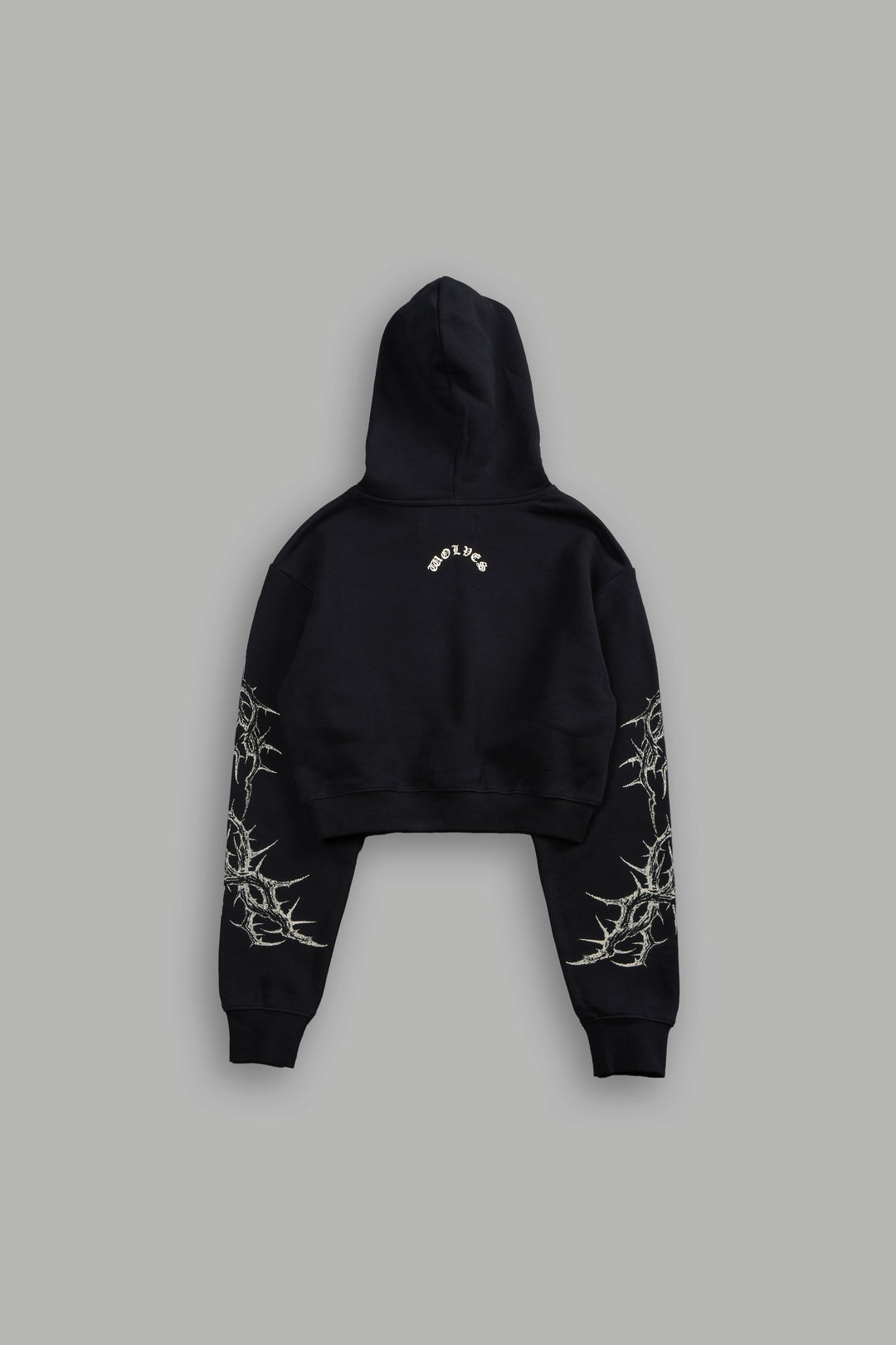 Thorns Rose Hoodie in Black