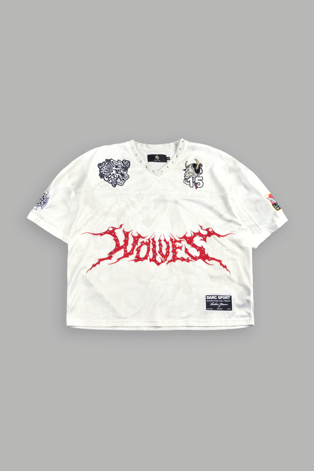 Gashadokuro Emmitt Football Jersey in Cream