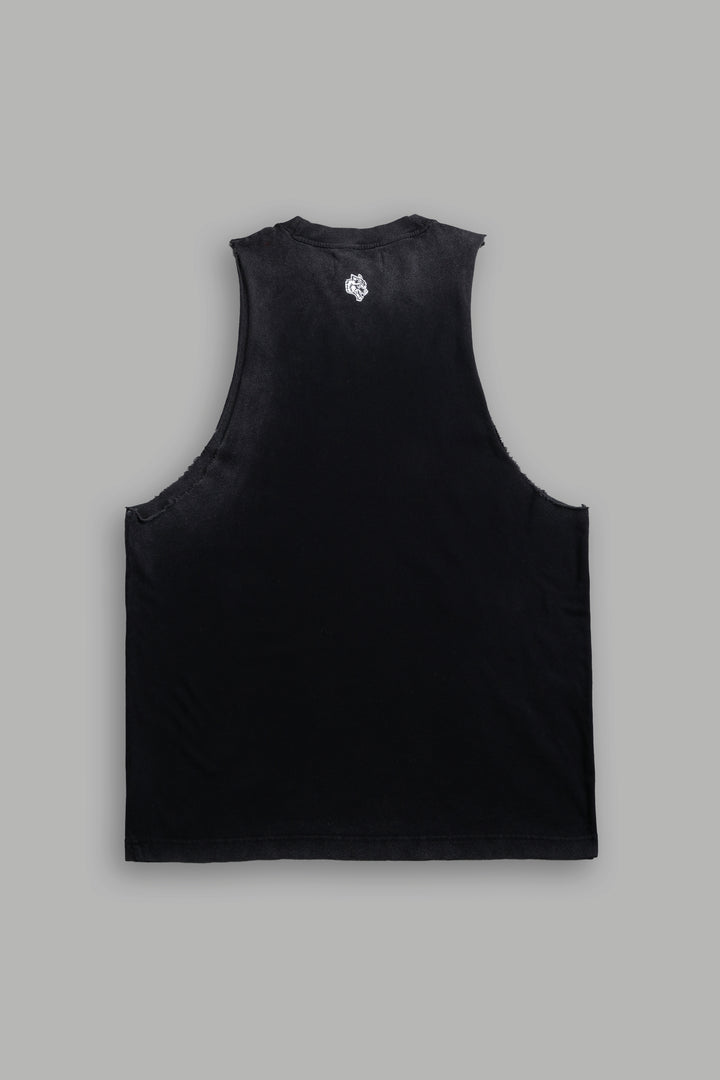 Oni Sakura "Tommy" Muscle Tee in Black