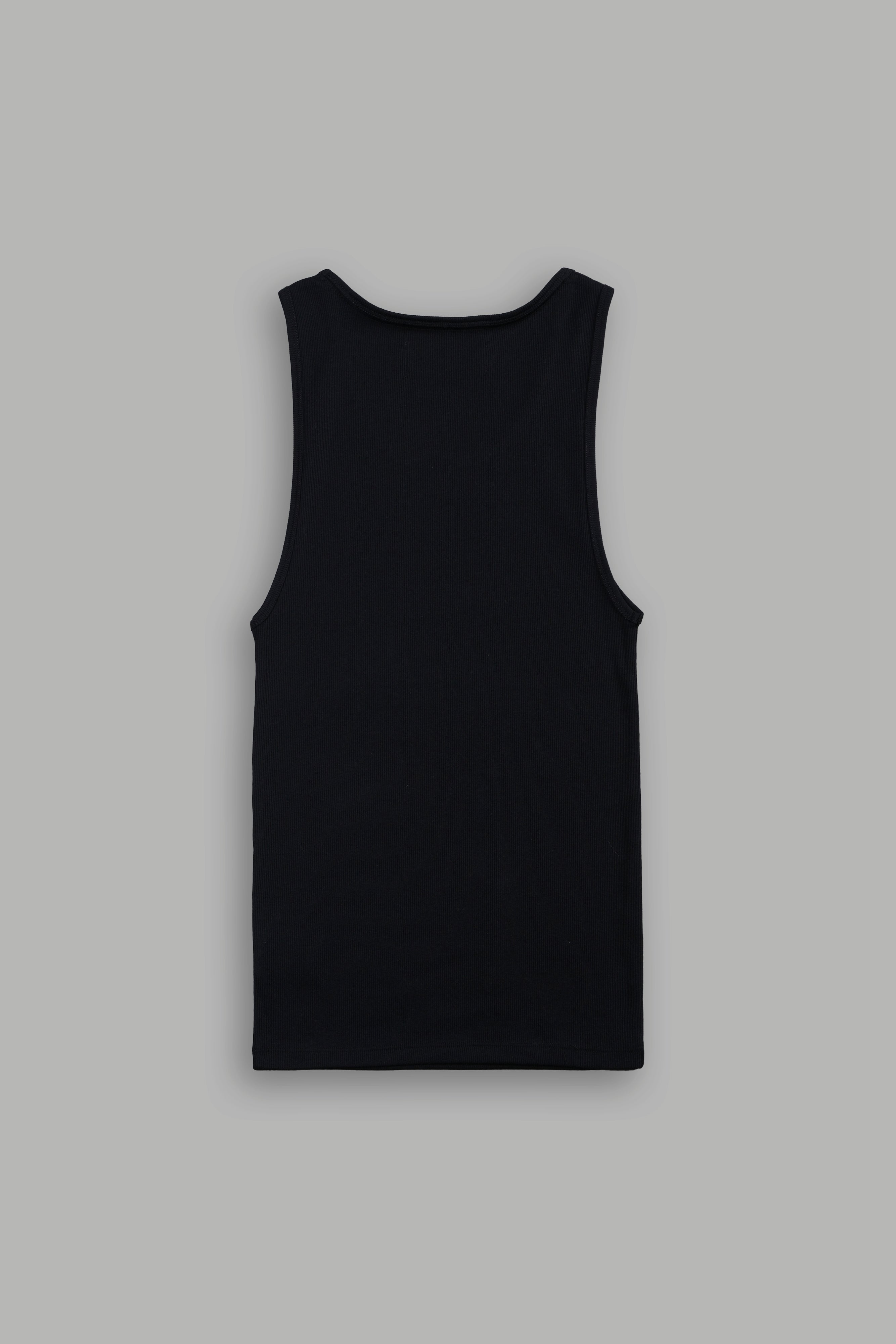 VD Chopper Ribbed Tank V2 in Black
