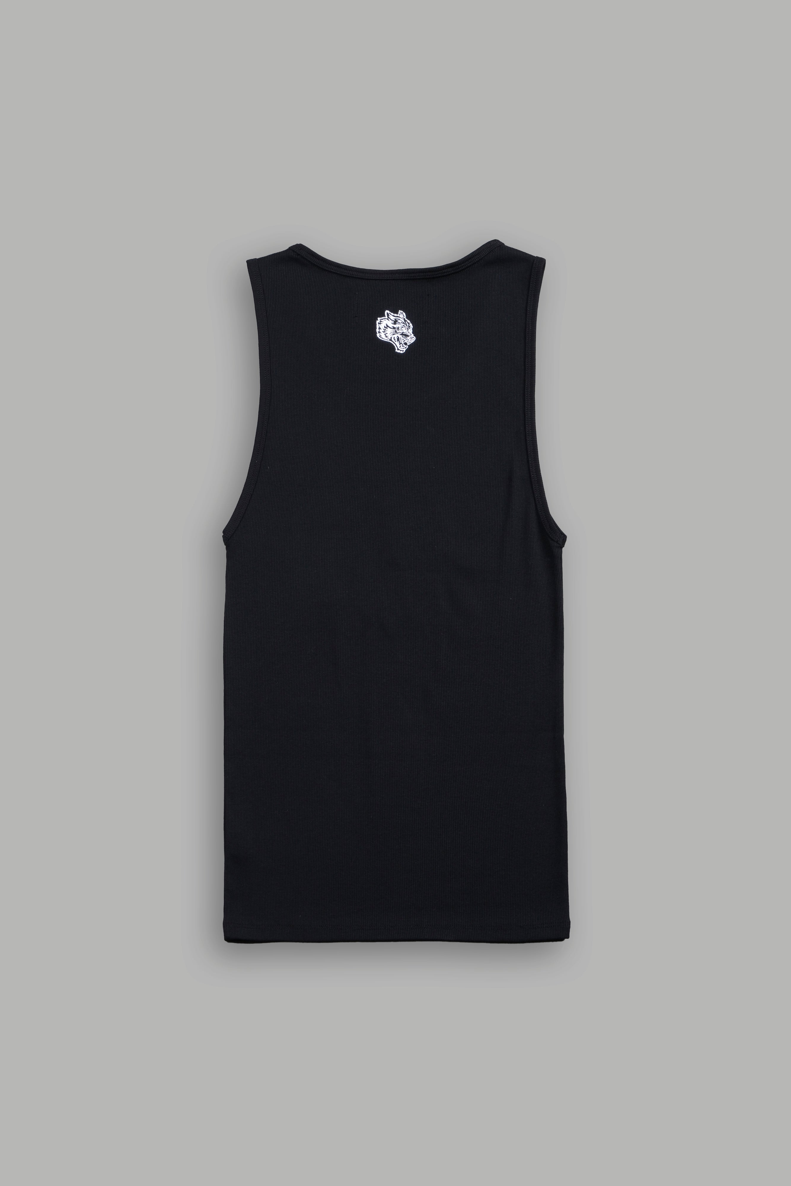 Mickey Mouse OnlyUs Ribbed Tank V2 in Black