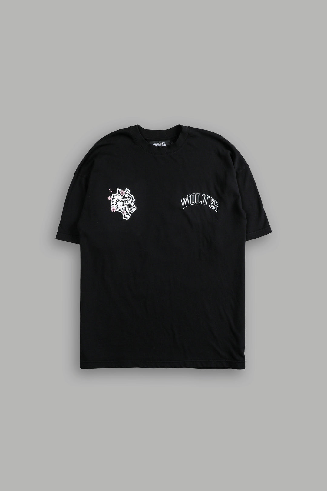 Sakura "Premium" Oversized Tee in Black
