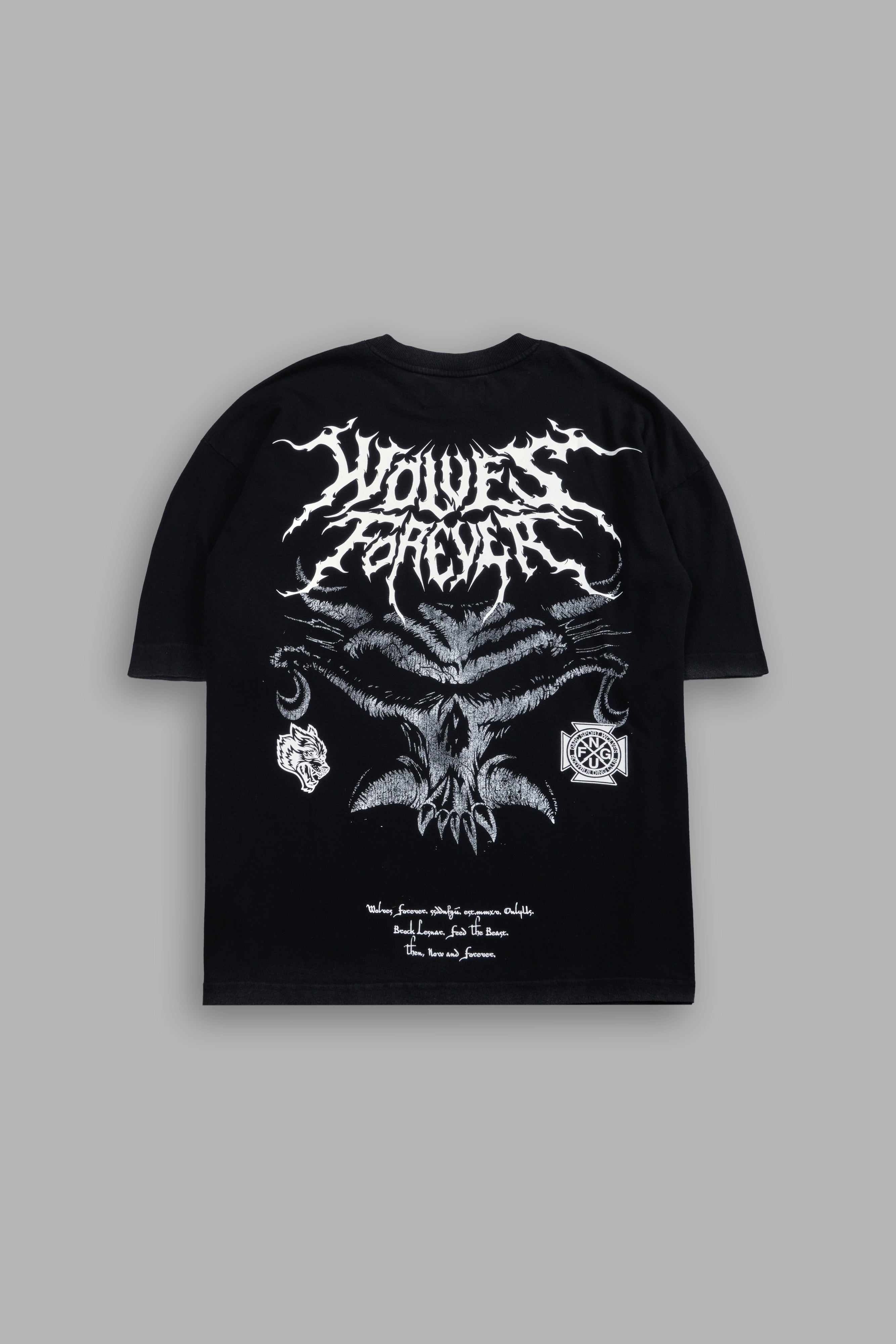 Feed the Beast Premium Oversized Tee in Black