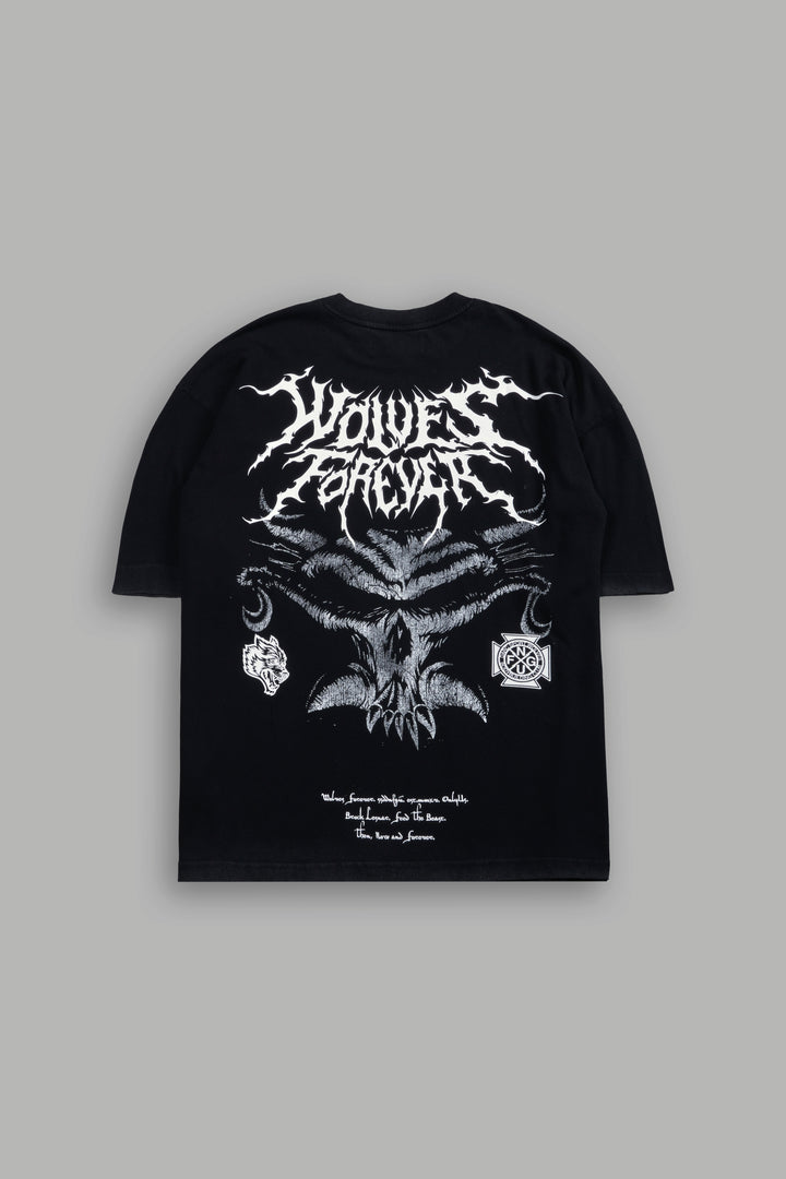 Feed the Beast Premium Oversized Tee in Black