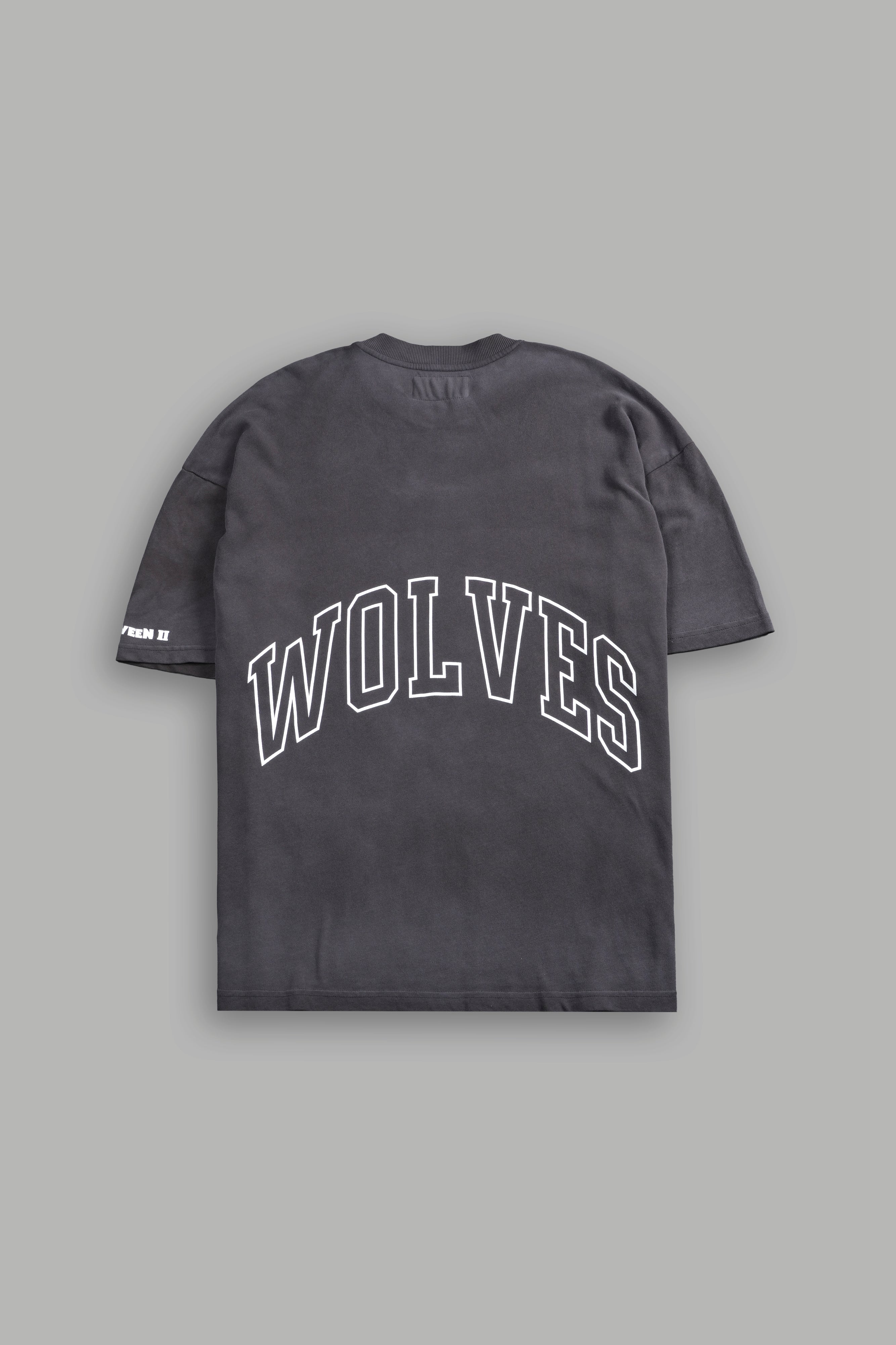 Nowhere to Run "Premium" Oversized Tee in Wolf Gray Drift Wash