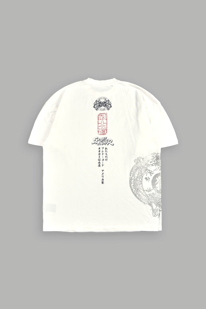 Street Fighter "Side-By-Side" Tee Box Set in Cream