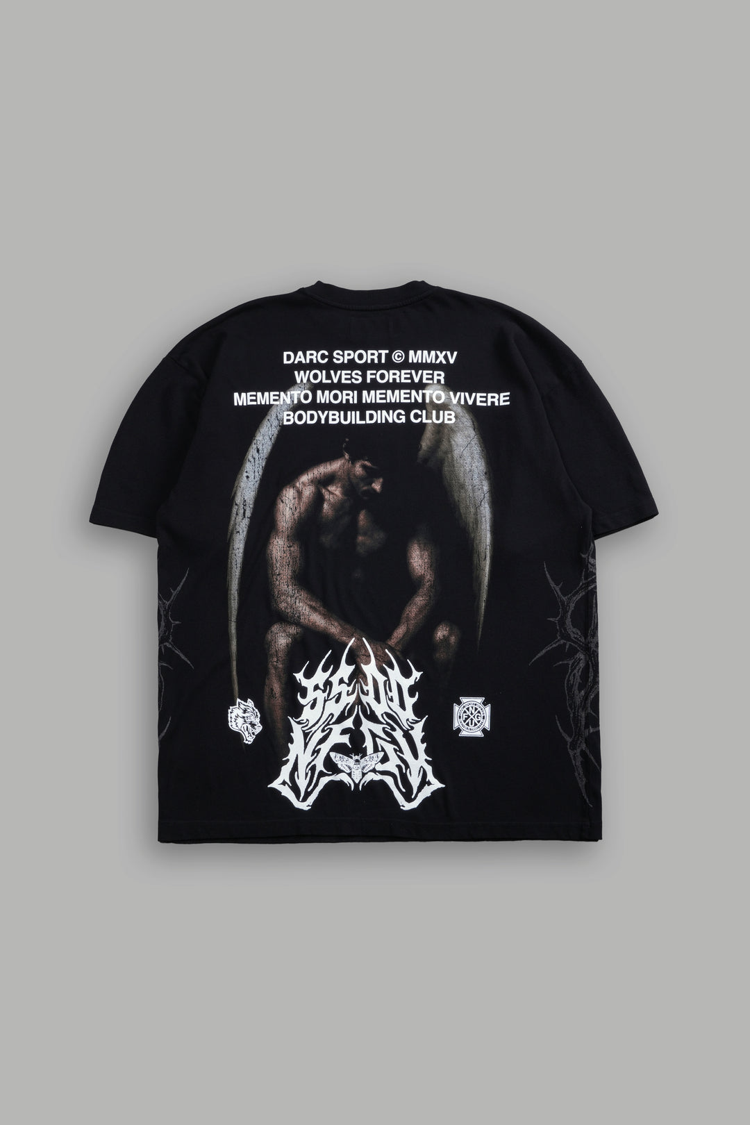 Darc Judas "Side By Side" Series Premium Oversized Tee in Black