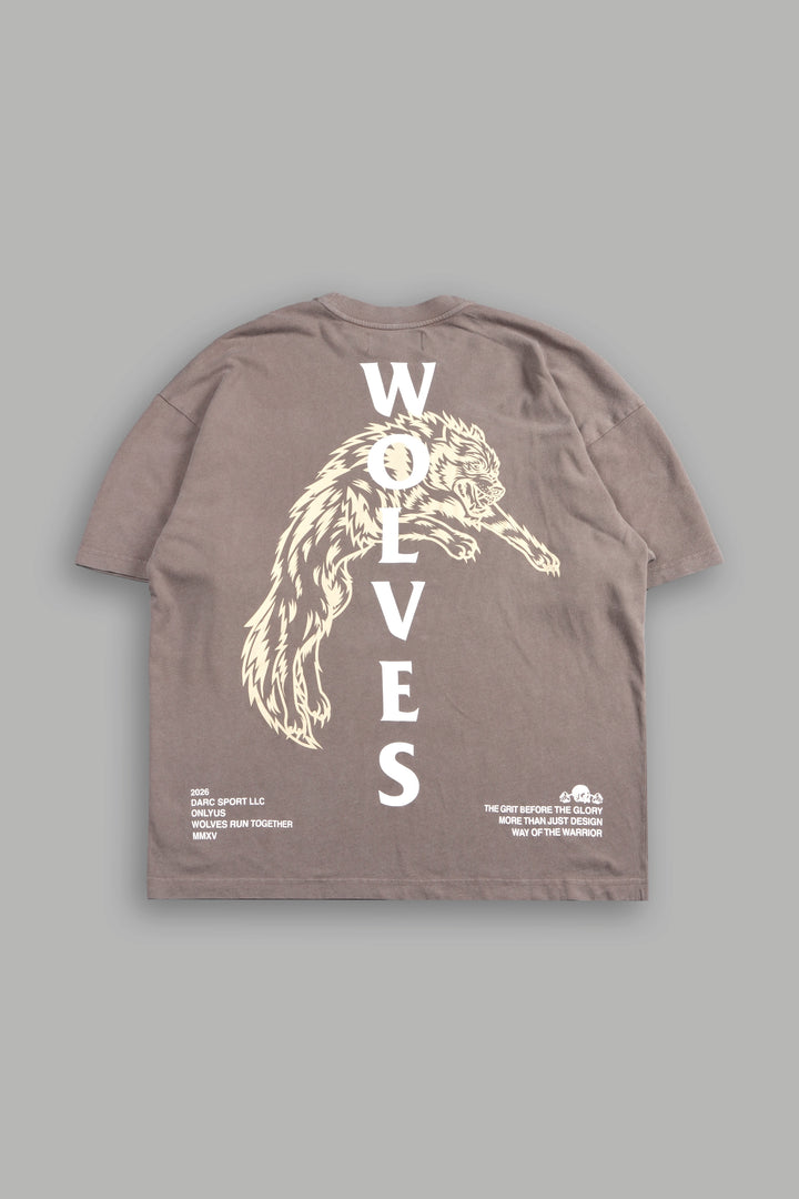 Leap Of Faith V2 Premium Tee In Mojave Brown