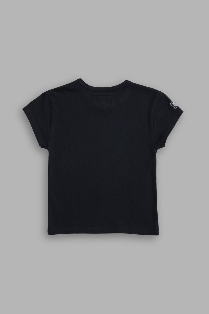 I Tried To Save You "Baby" Tee in Black