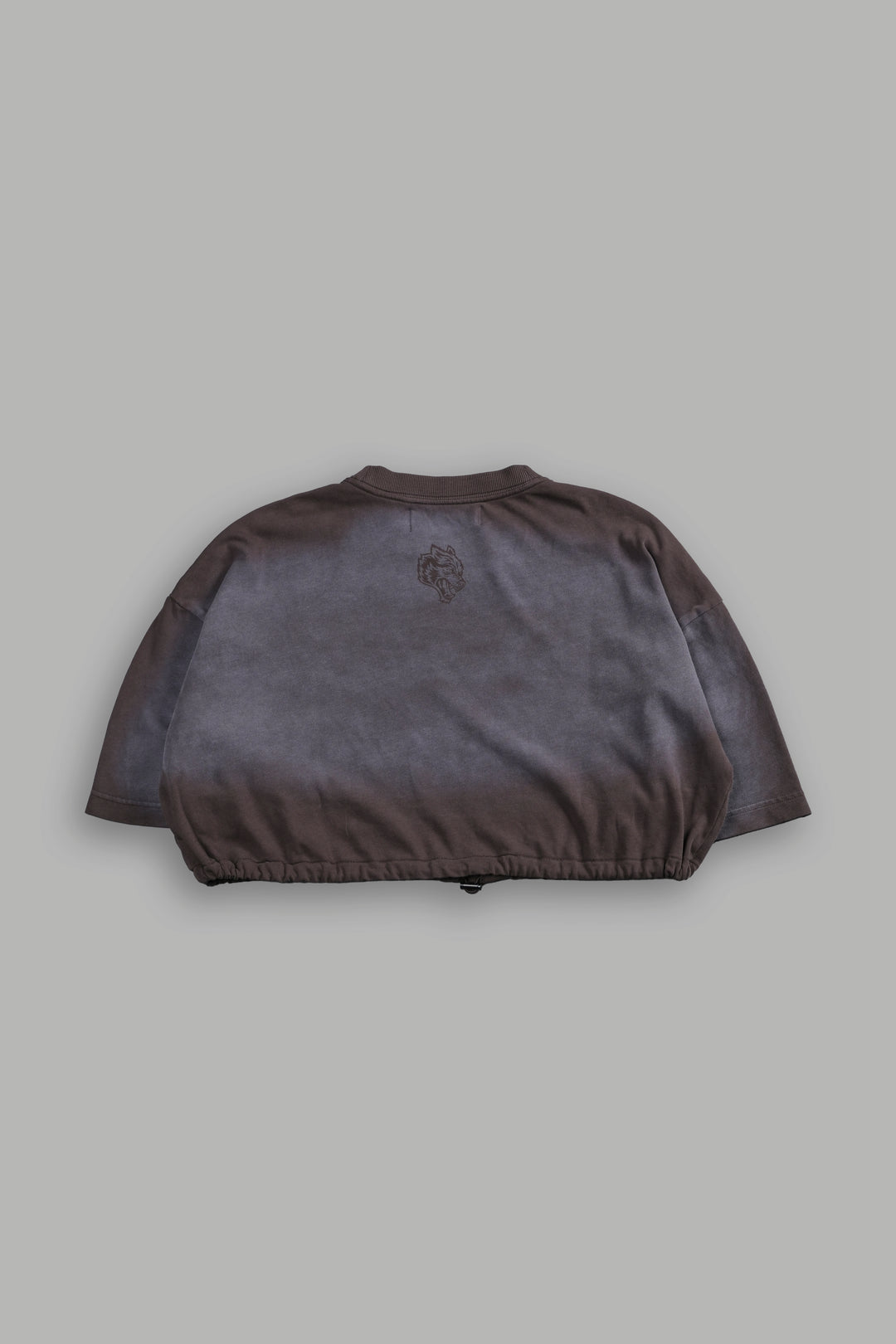 Chopper Bungee Cropped Tee in Darc Brown Horizon Sun Fade