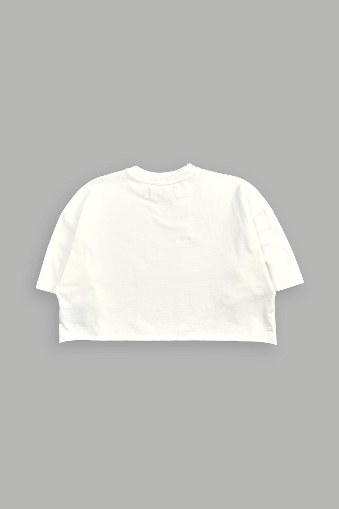 Viking Cherub "Grunge" Oversized (Cropped) Tee in Cream