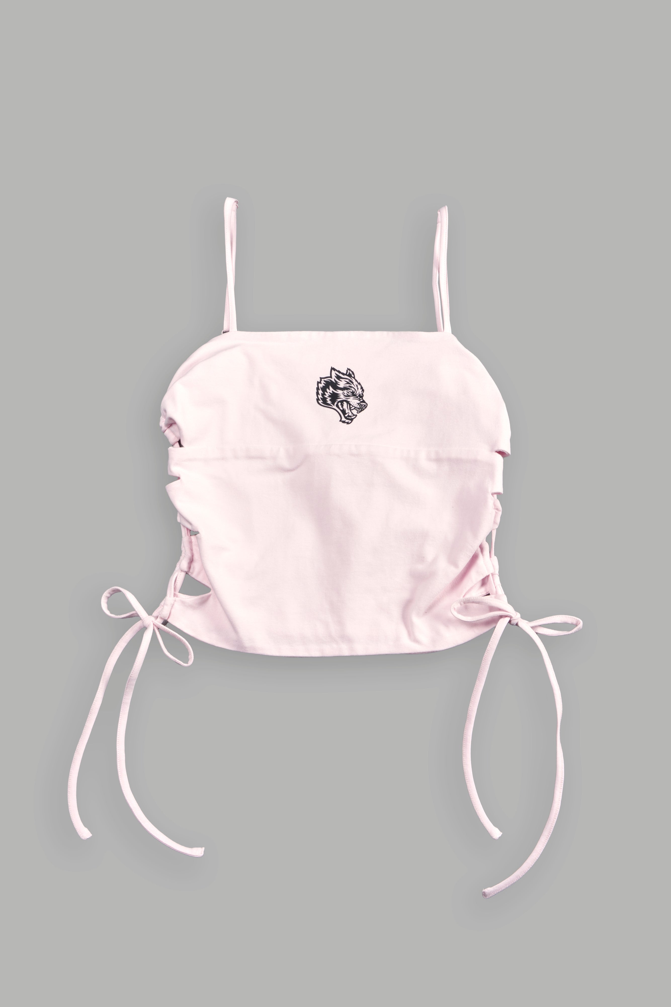 Wolf Lauren Side Lace Cami in Blush Pink