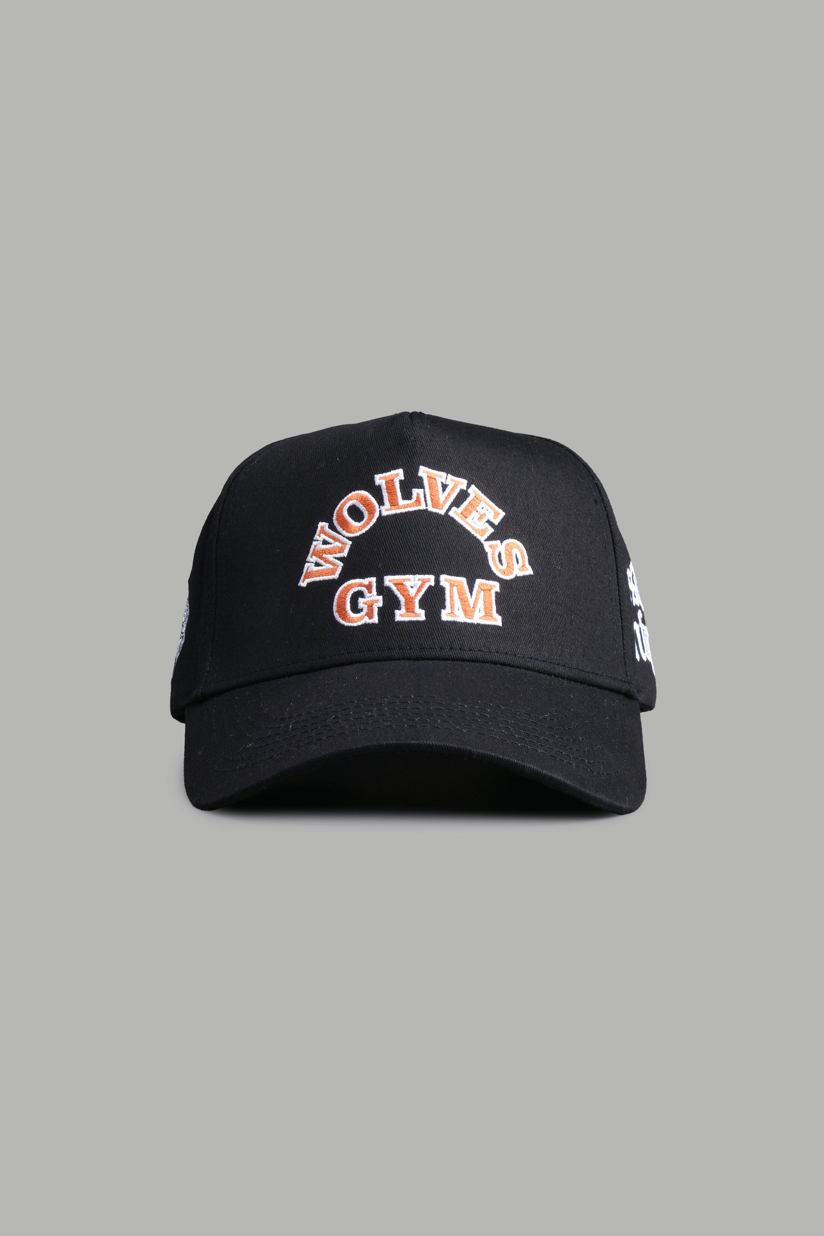 Wolves Gym V2 5 Panel Hat in Black