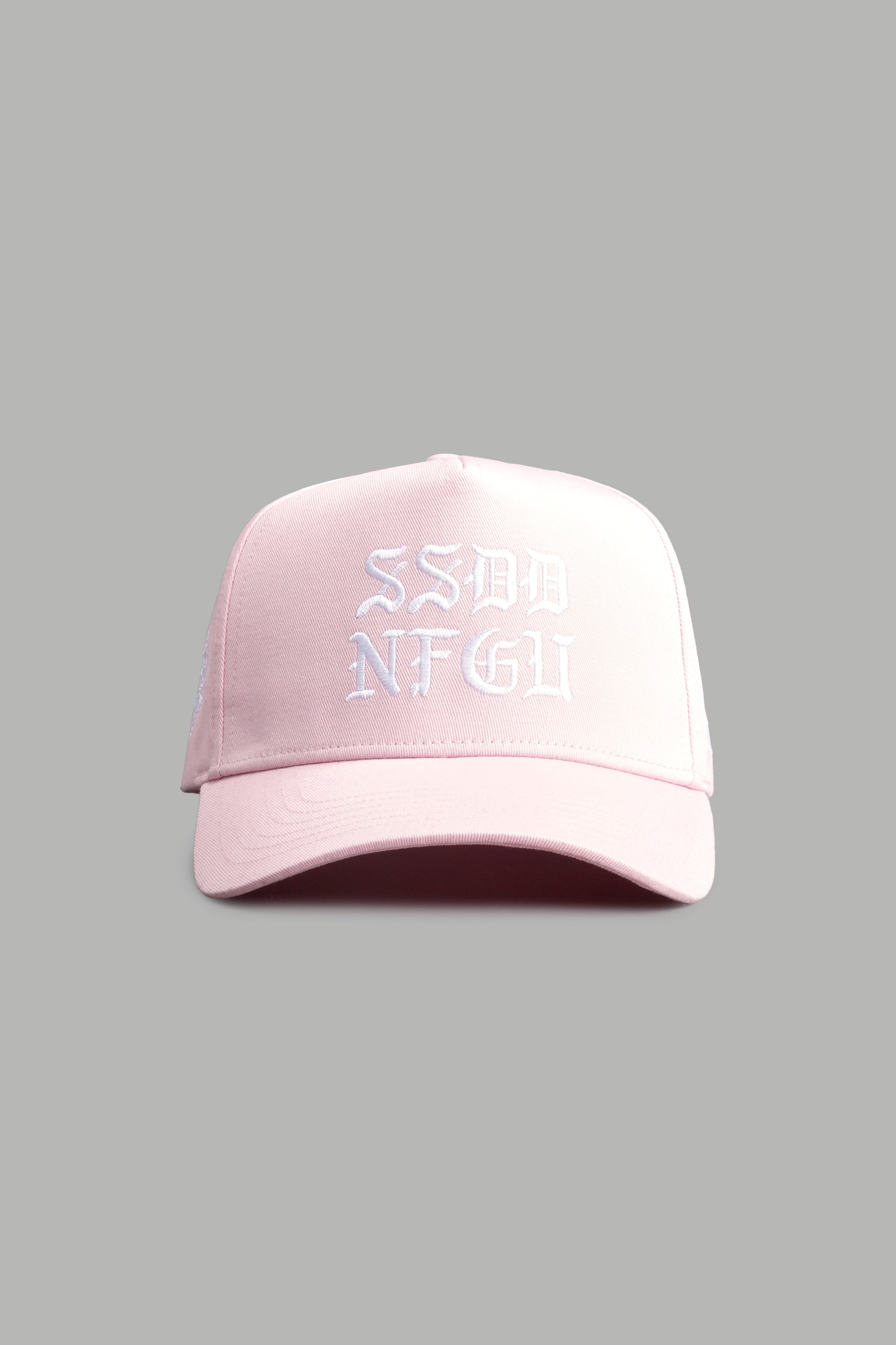 SSDD 5 Panel Hat in Light Mauve