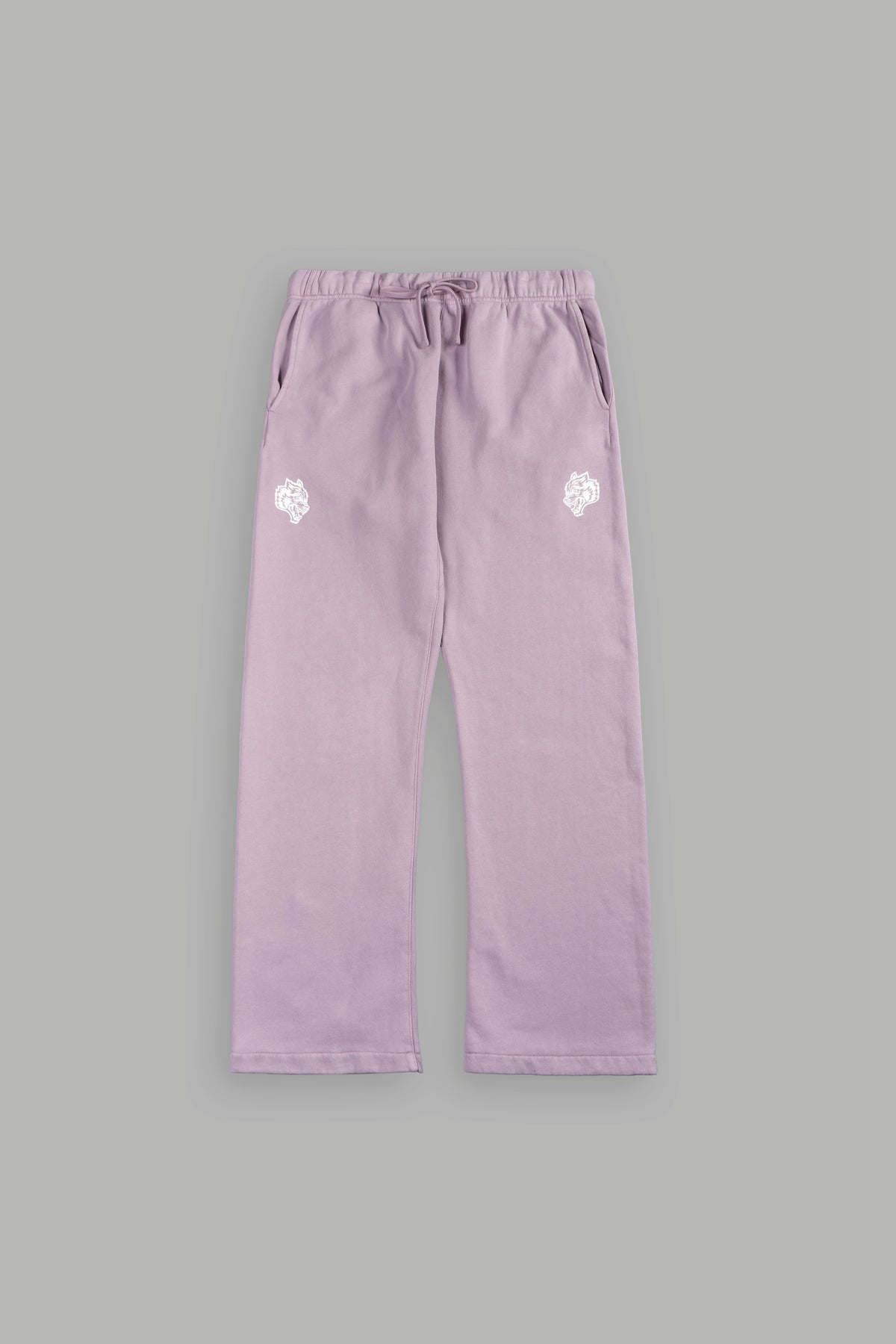 Dual Tonal Drawcord Bigelow Sweat Pants In Purple Smoke