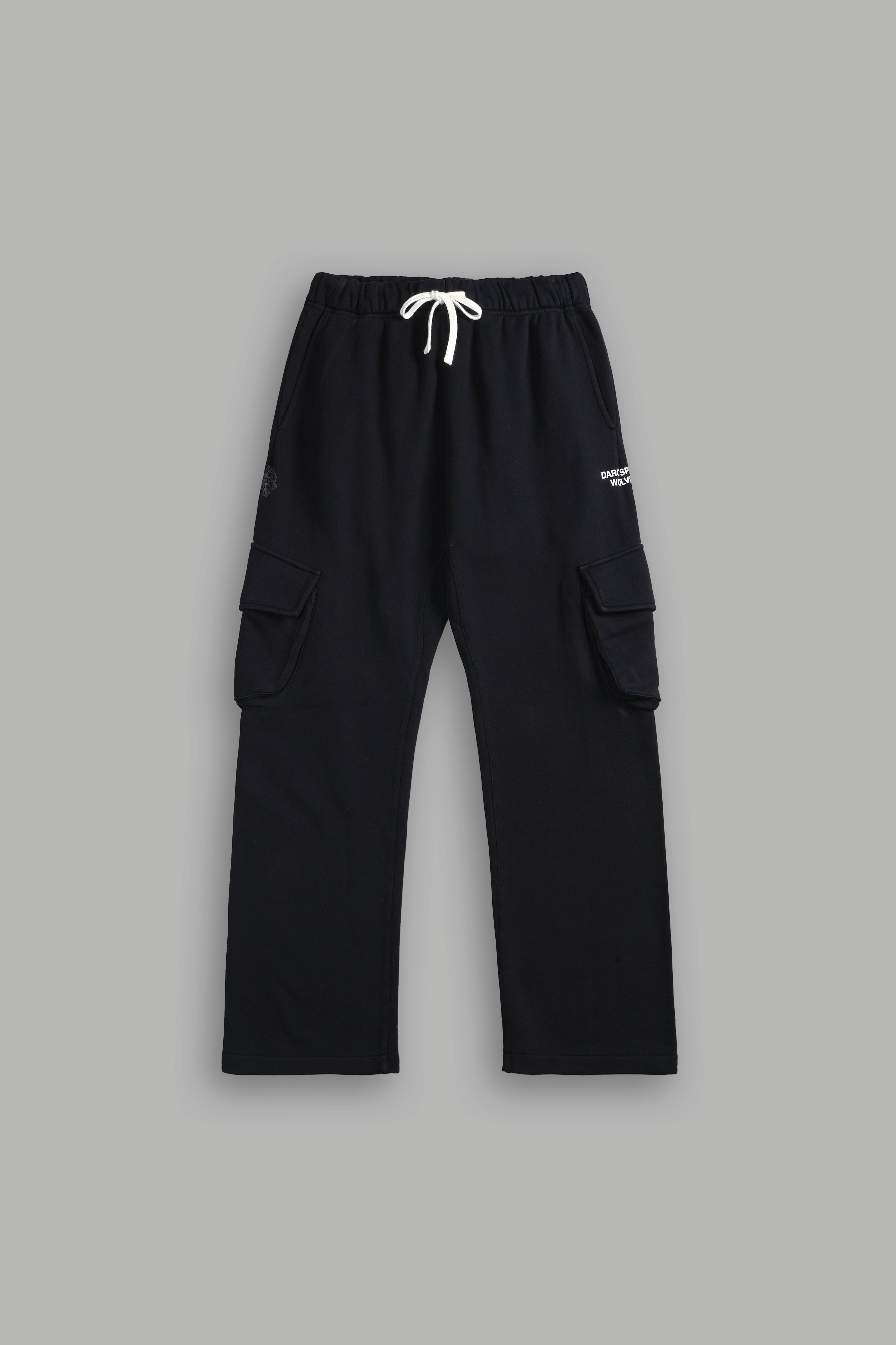 Darc Sport Wolves Bigelow Cargo Sweat Pants in Black