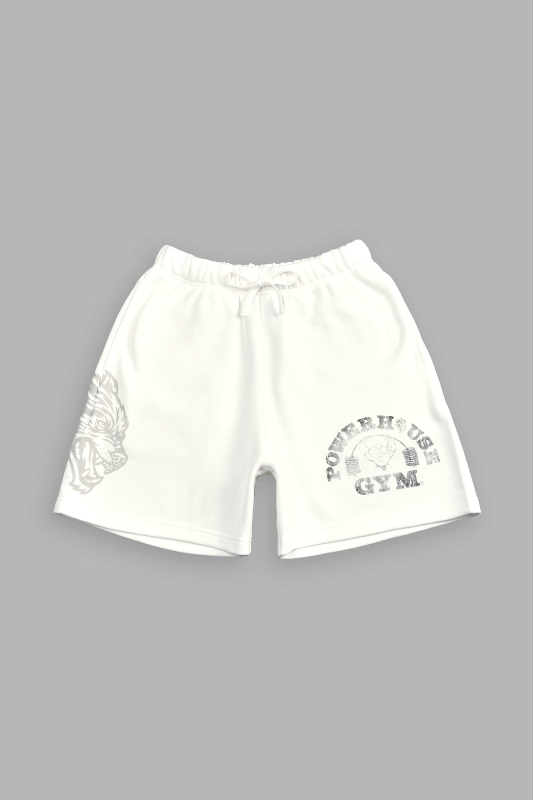 Wolves House Post Lounge Sweat Shorts in Cream