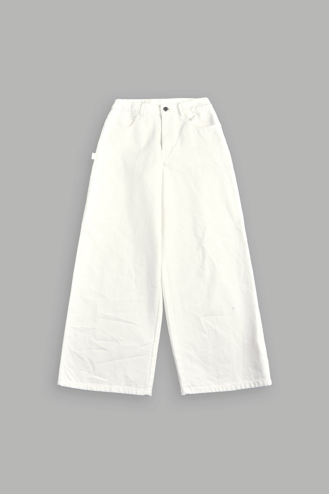 Wolves Chopper Wide Leg Carpenter Pant in Warrior In Cream