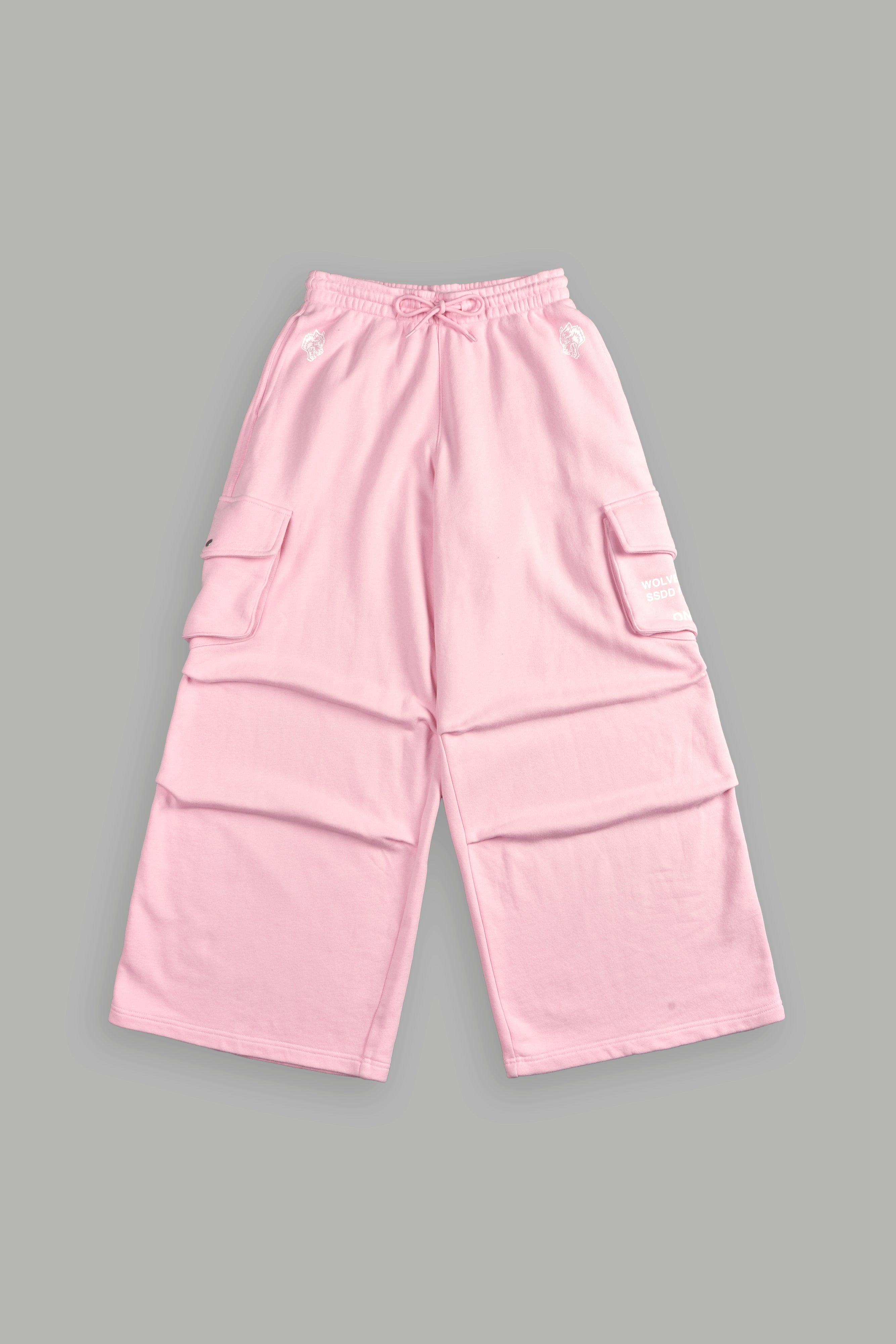 Dual Wolf Mia Cargo Sweat Pants in Cherry Blossom