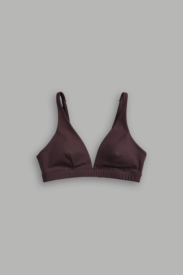 Chopper V Sports Bra in Darc Garnet