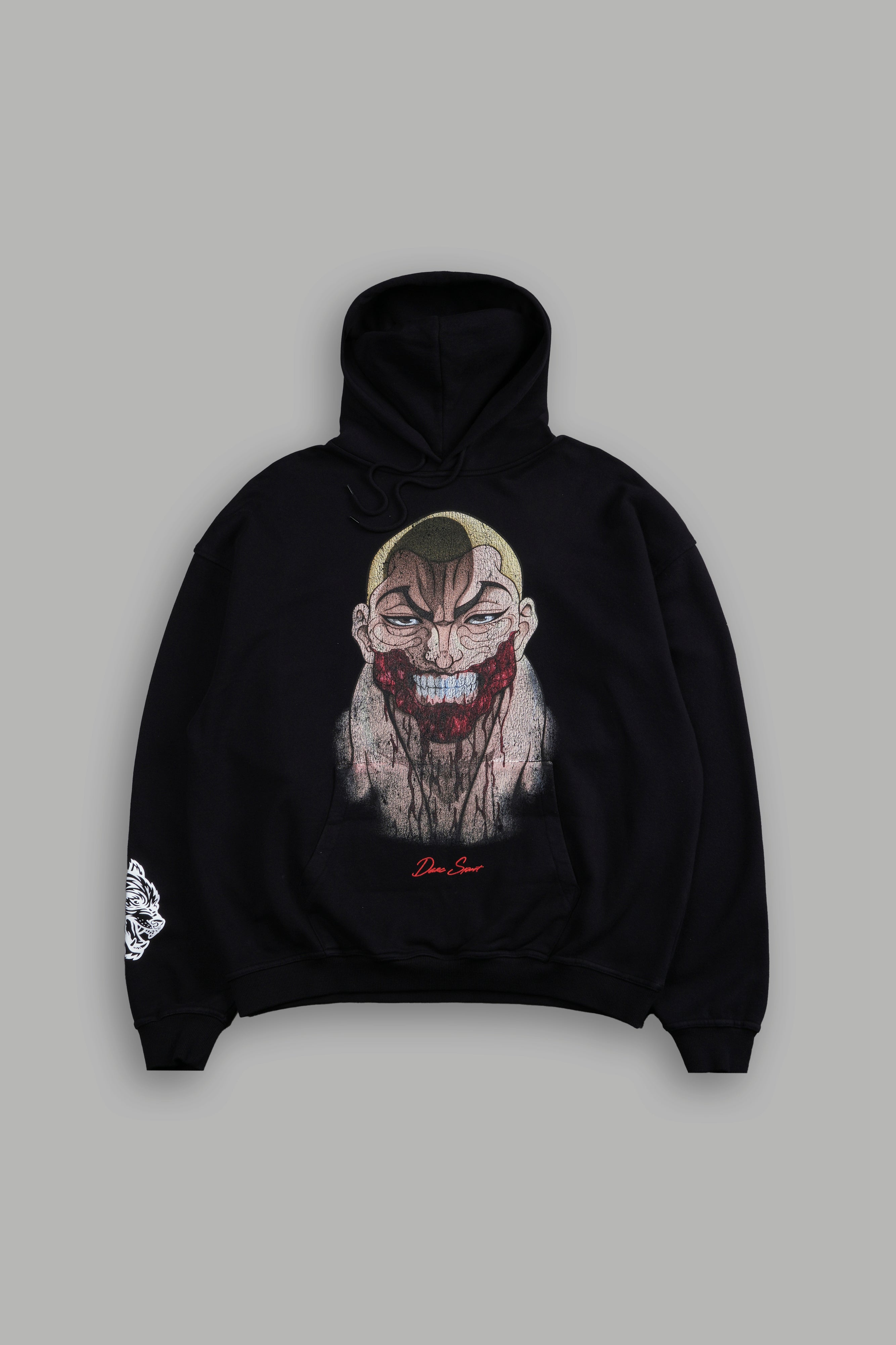 Enraged "Grunge" Hoodie in Black