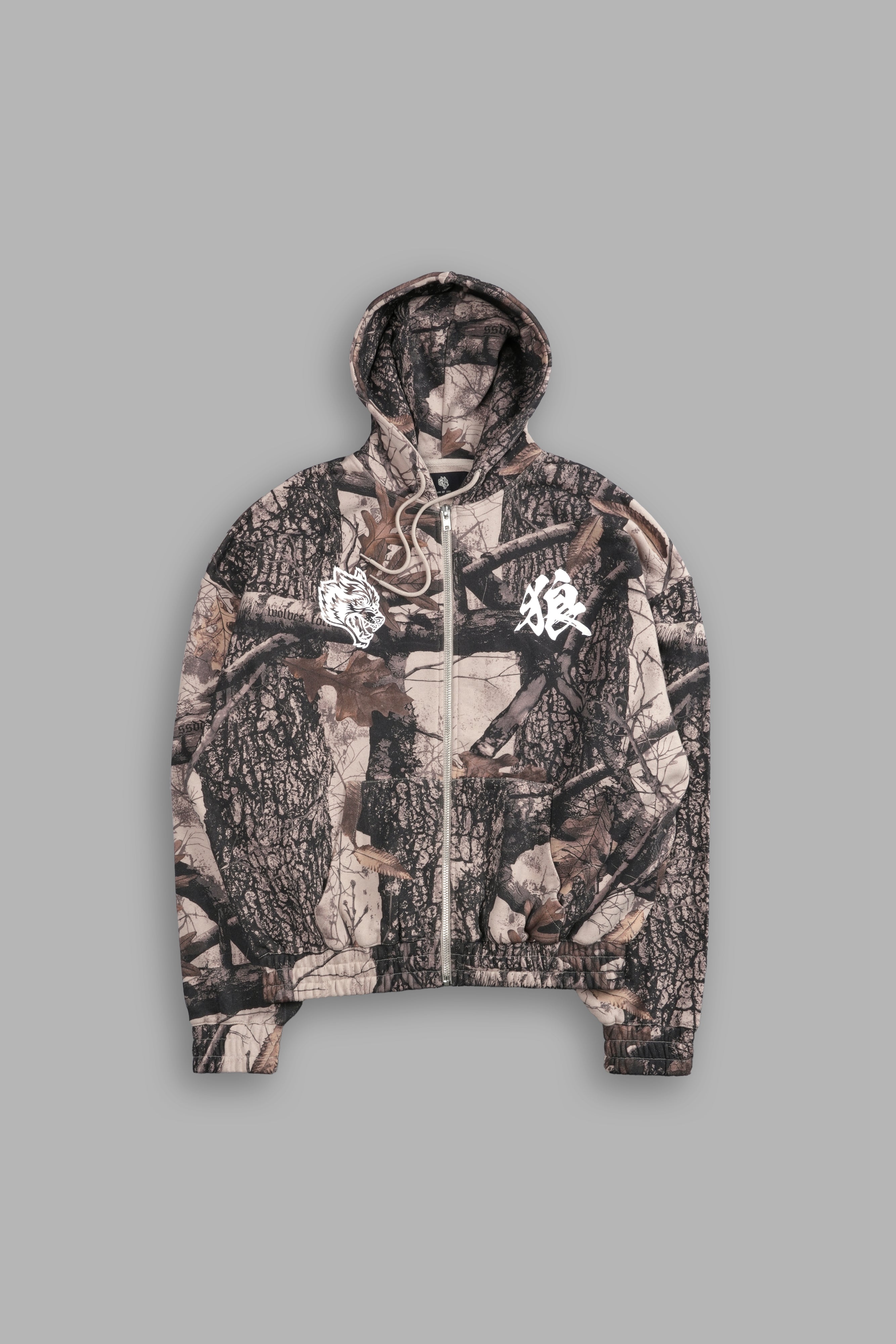 Inferno "Chambers" Zip Hoodie in Clay Woodland Camo