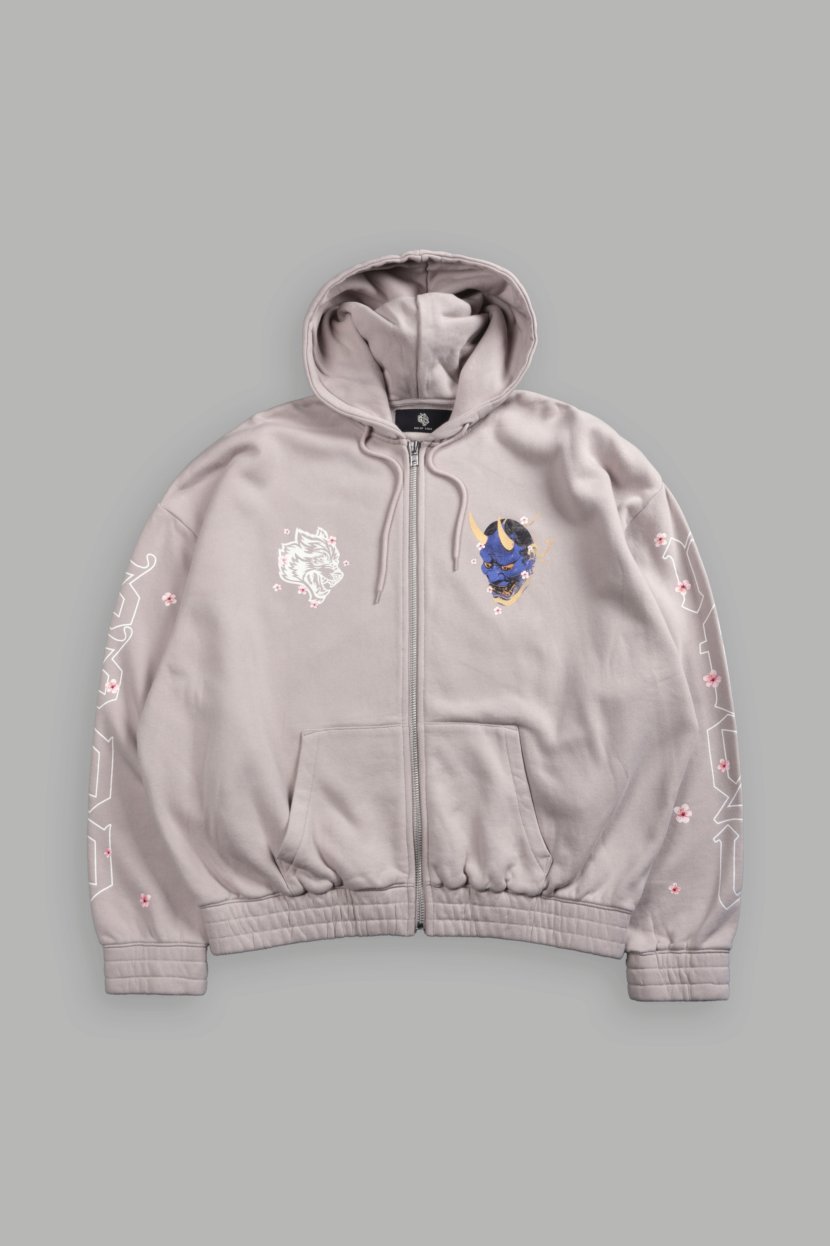 Oni Code Blossom "Chambers" Zip Hoodie in Clay