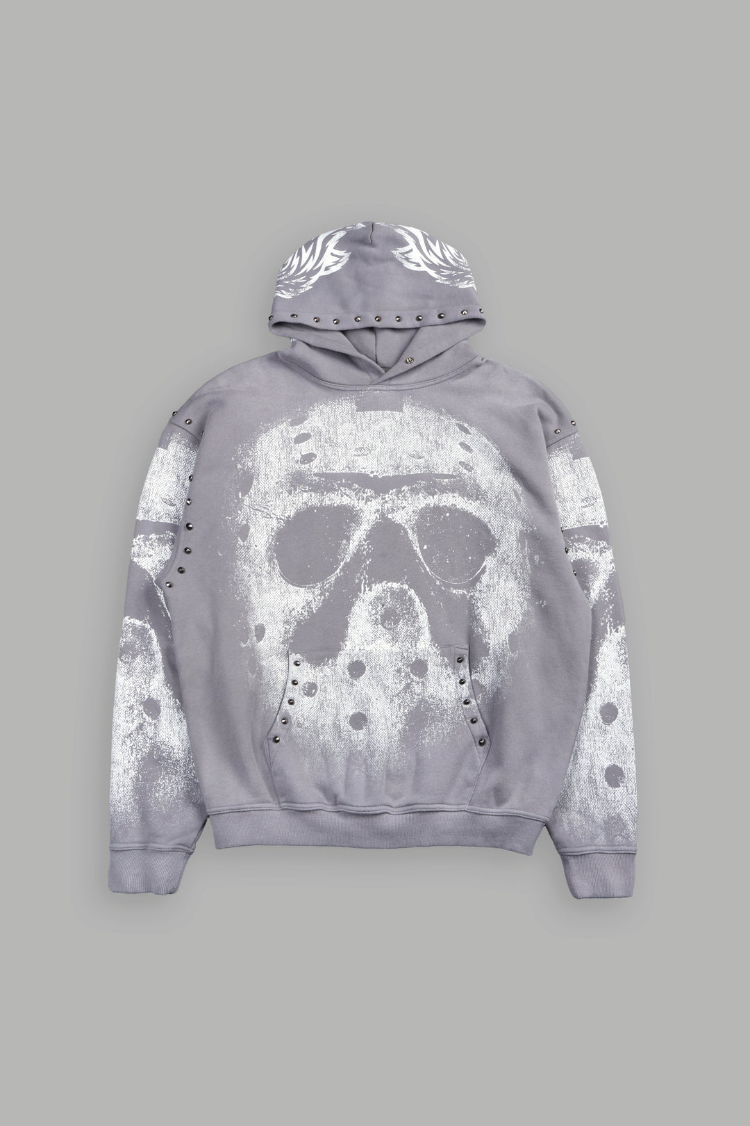 Jason Forever Cornell Hoodie In Dove Gray Drift Wash